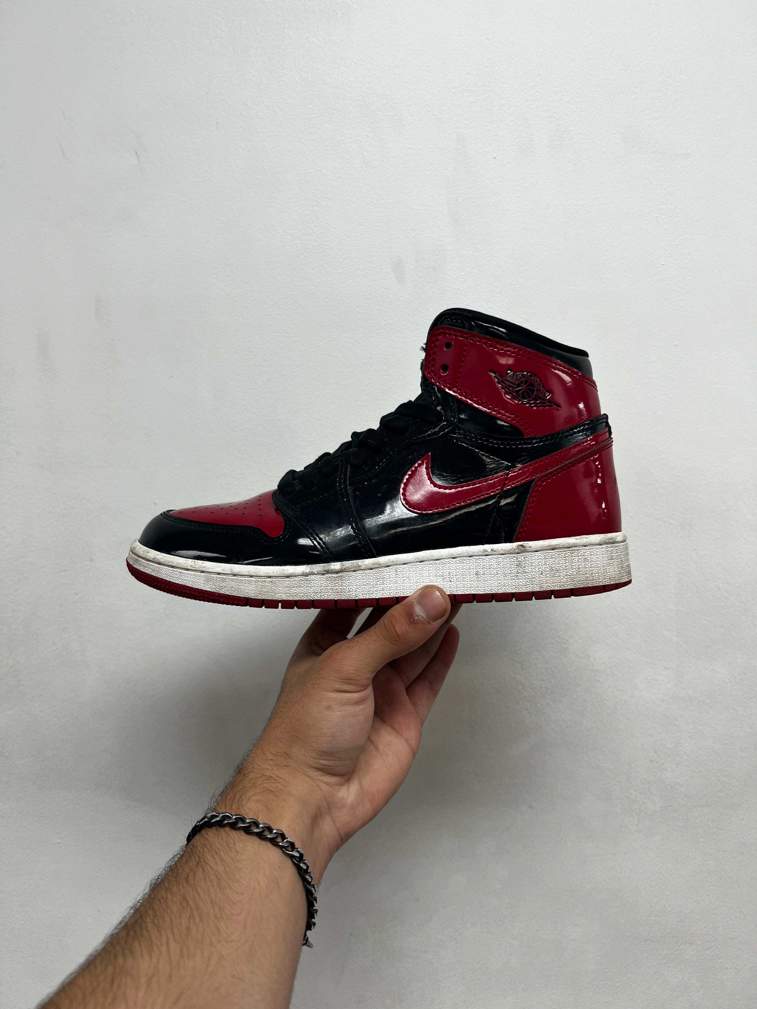 Jordan 1 Patent Bred Sneakers