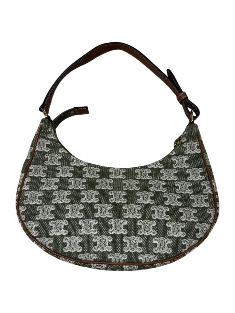 Celine Ava Triomphe Olive Bag
