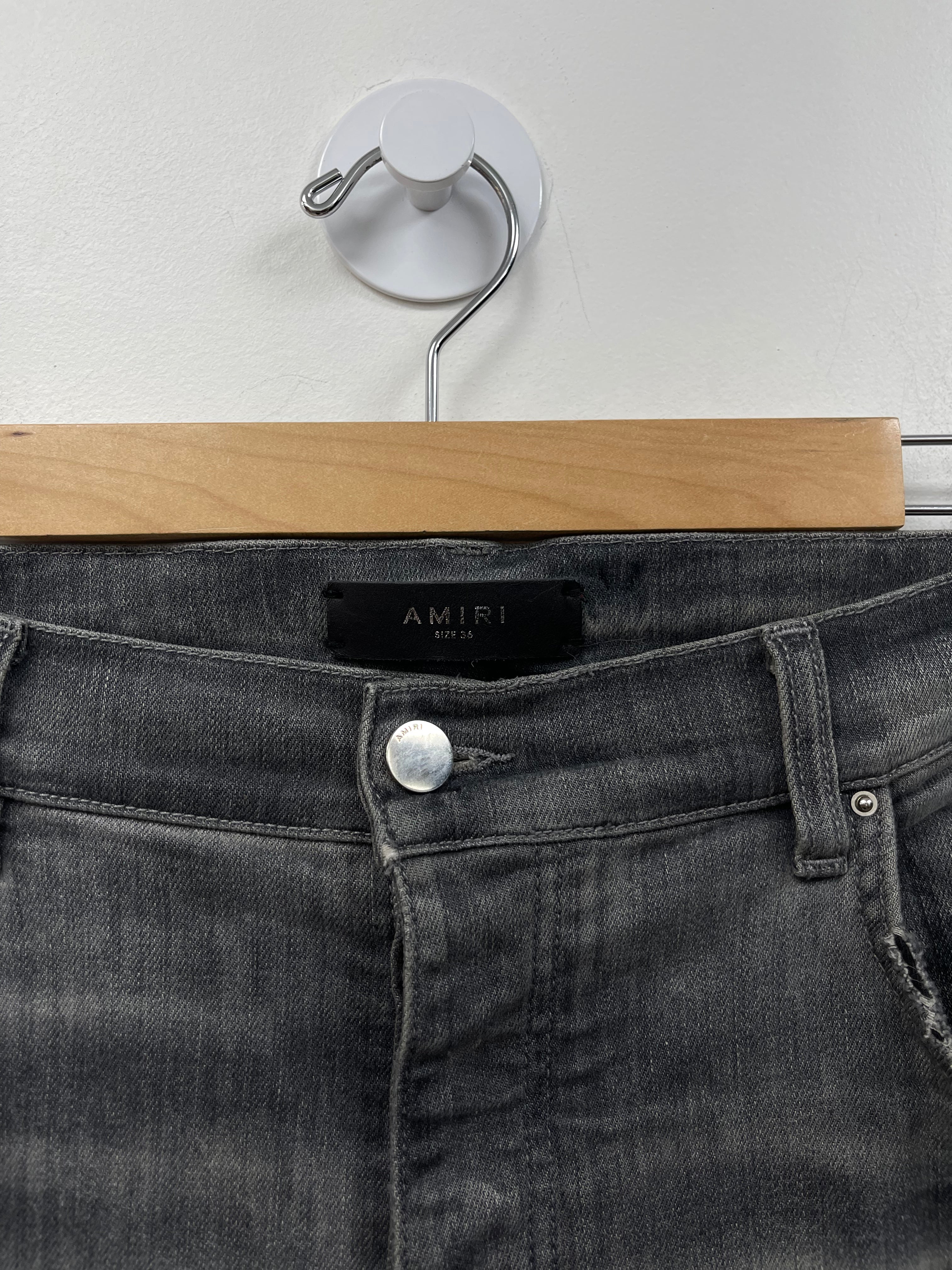 Amiri Mx1 Grey Playboy Jeans