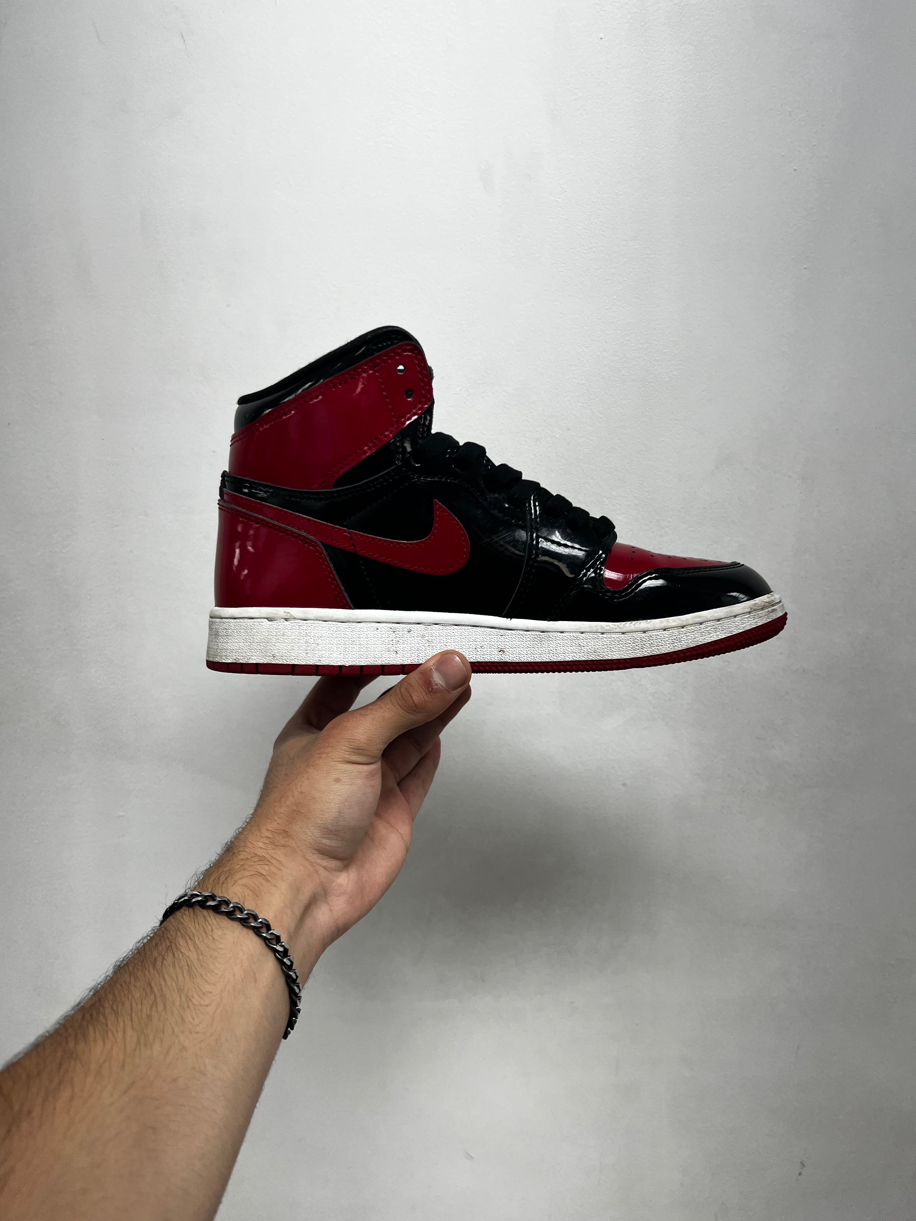 Jordan 1 Patent Bred Sneakers