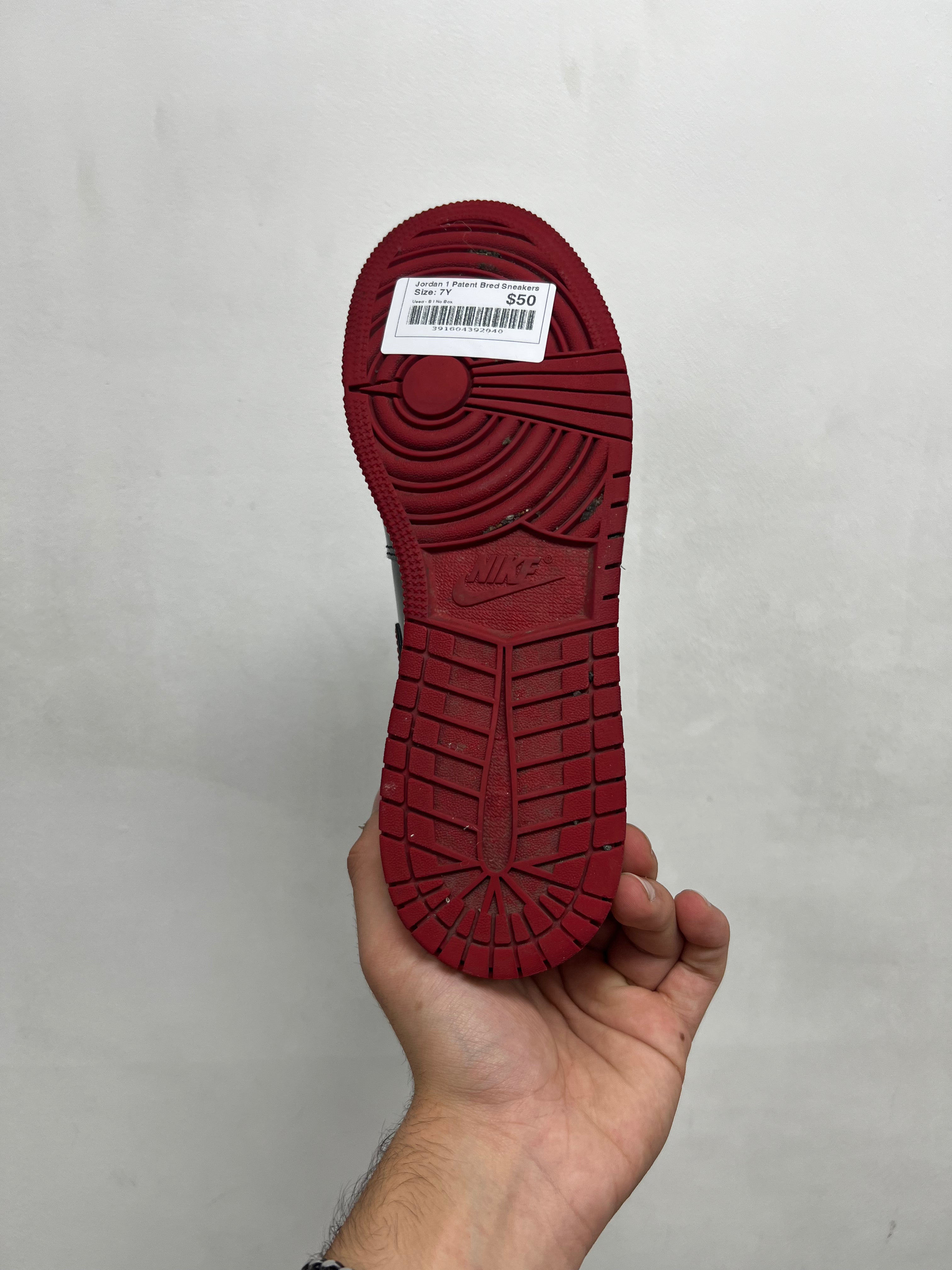 Jordan 1 Patent Bred Sneakers
