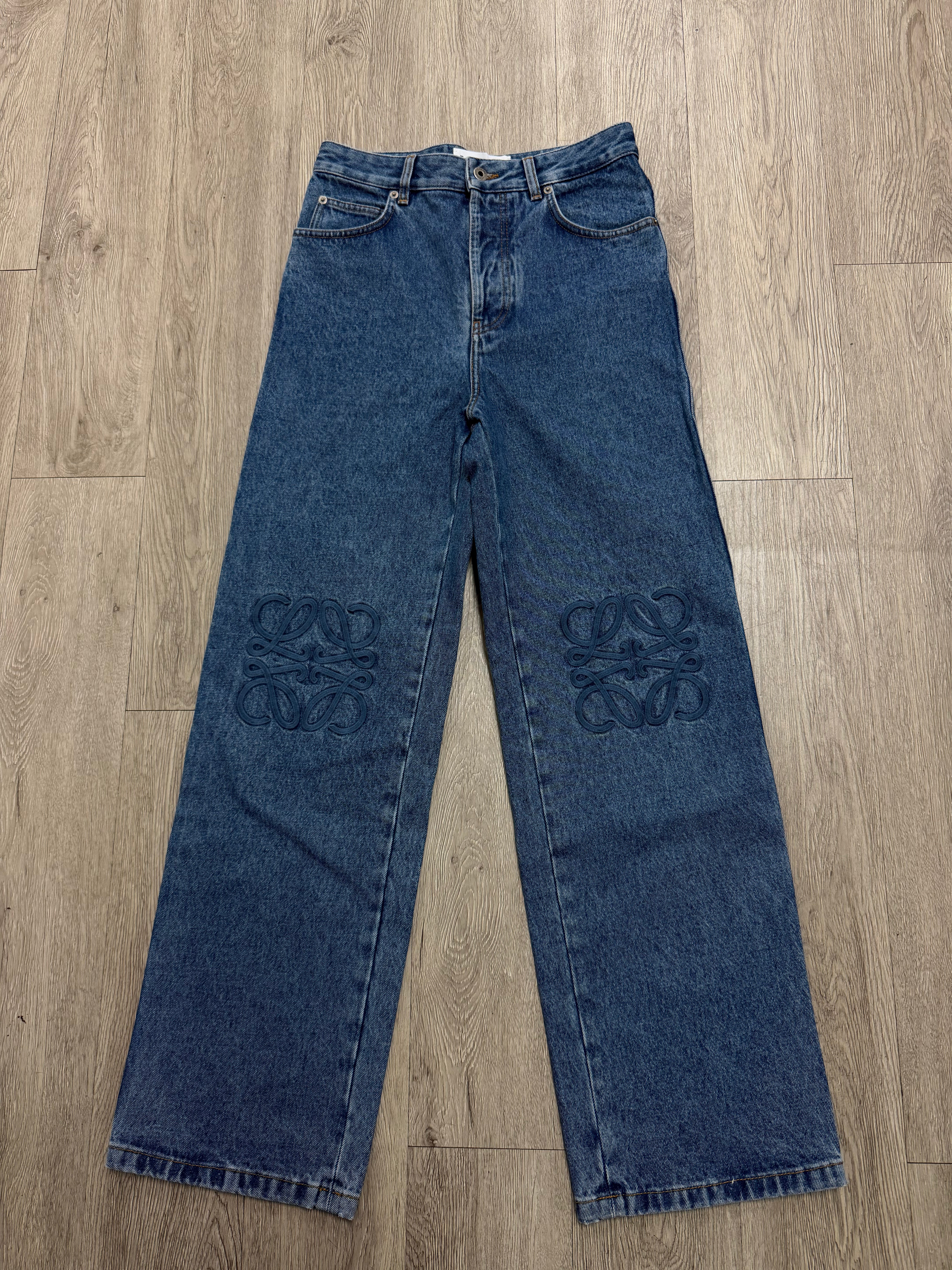 Loewe Light Wash Anagram Mono (44) Jeans