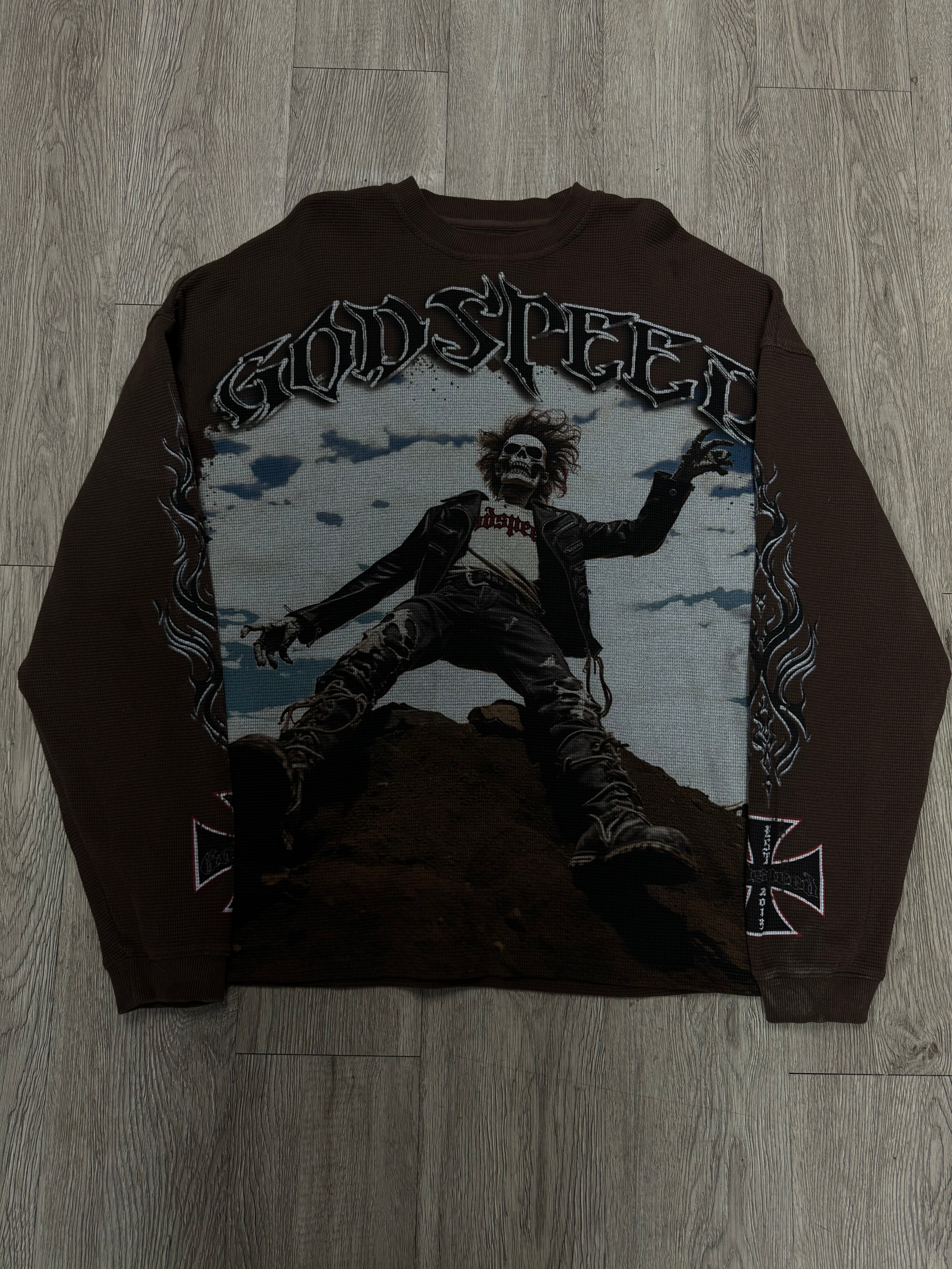 Godspeed Brown Rocker Thermal Long Sleeve
