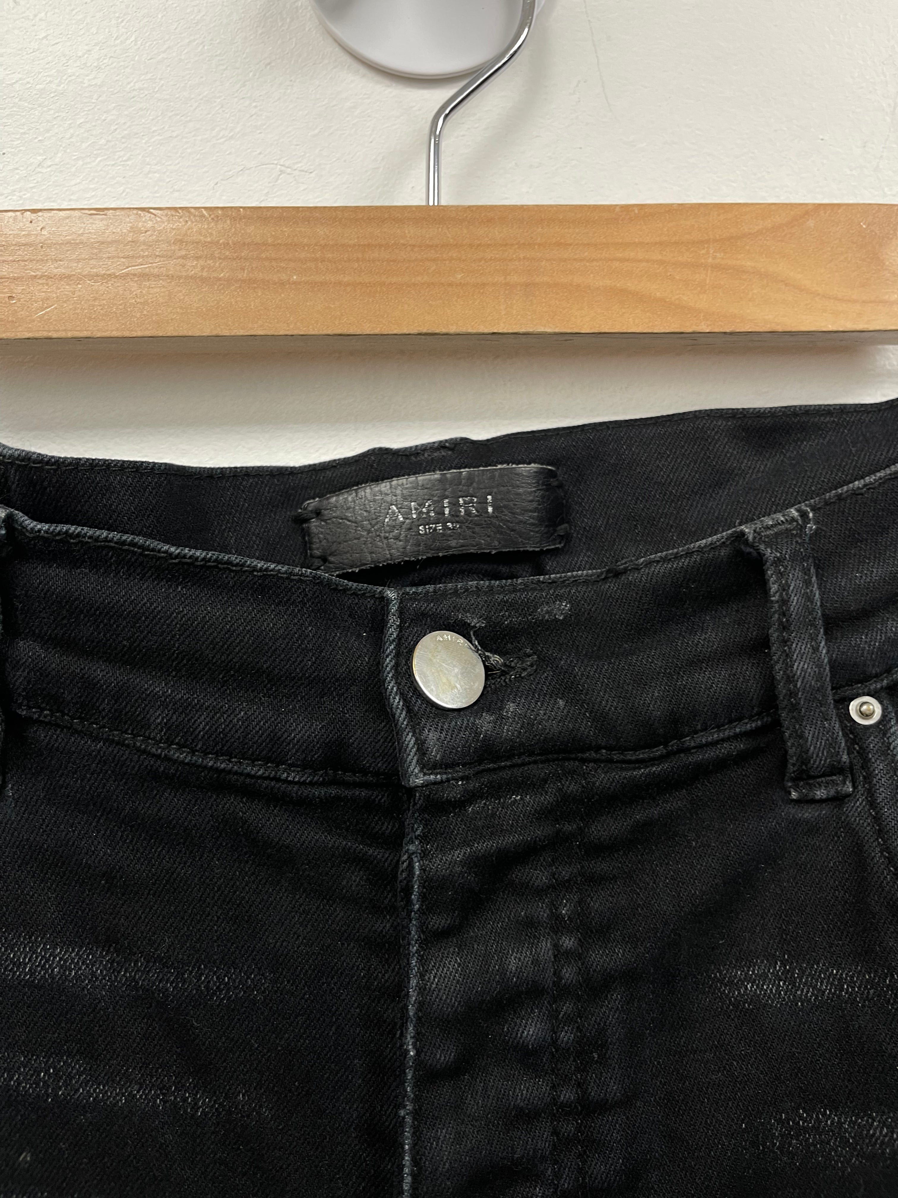Amiri Mx1 Black Blue Jeans
