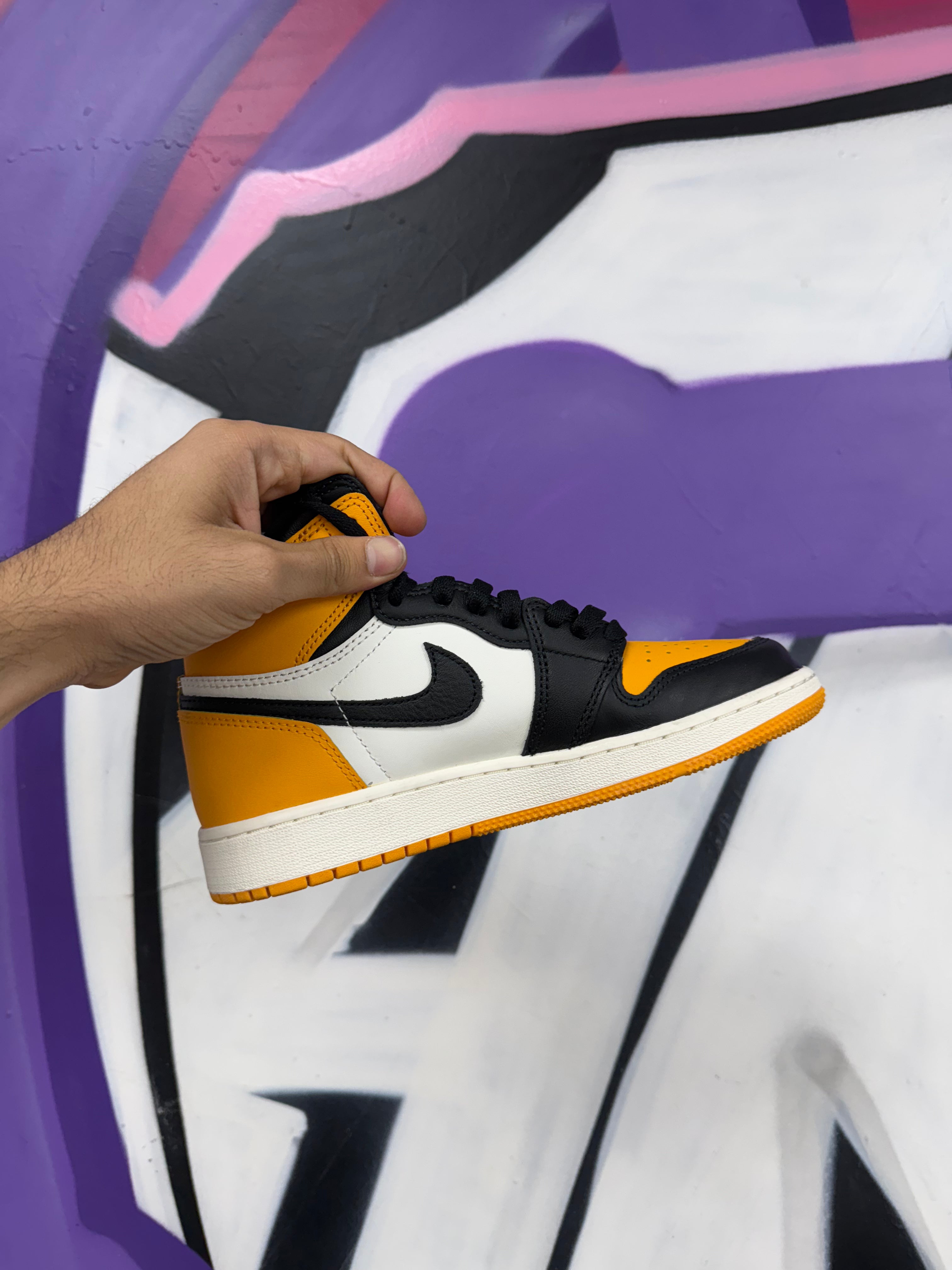 Jordan 1 Taxi Toe Sneakers