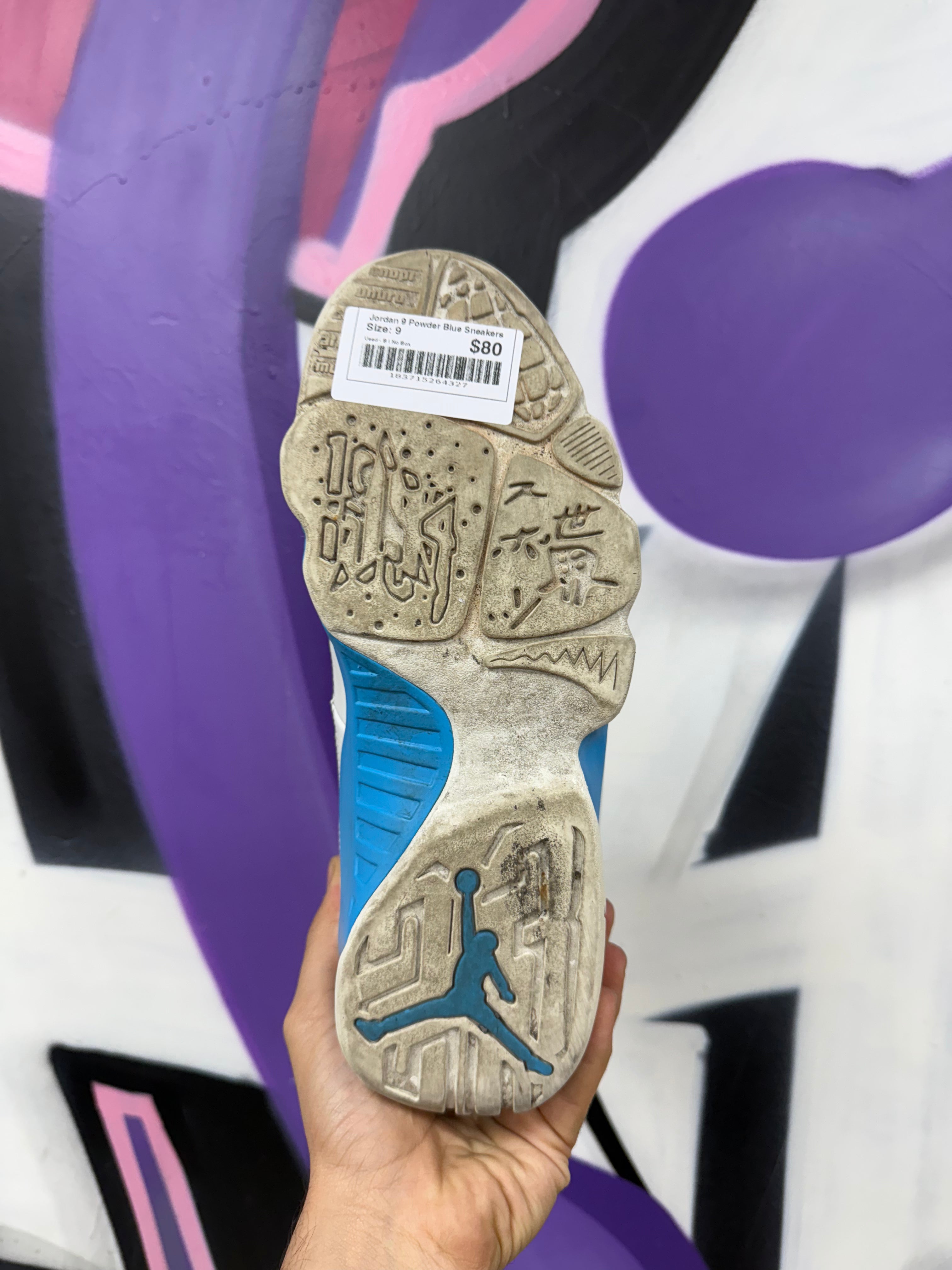 Jordan 9 Powder Blue Sneakers