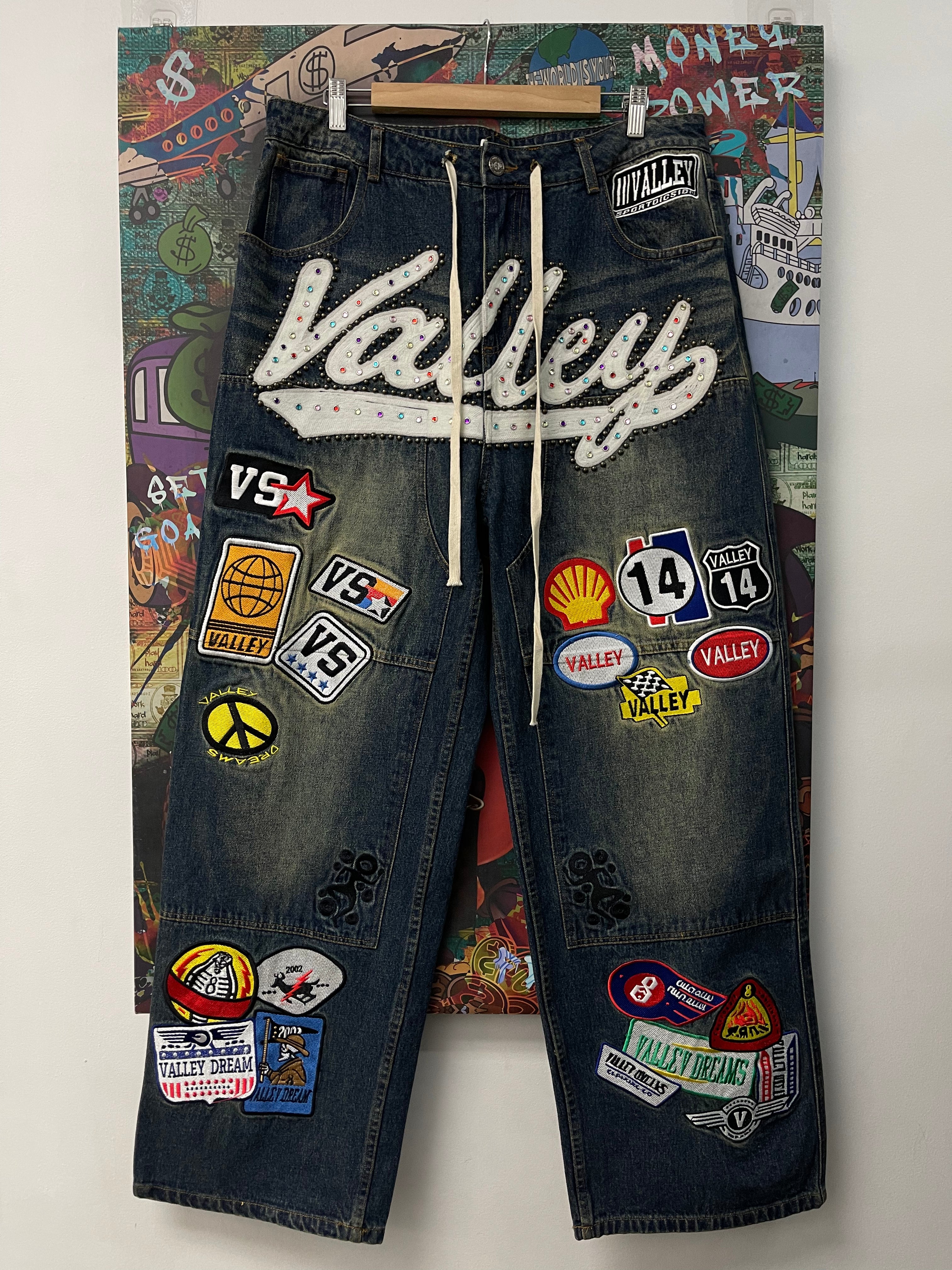 Vale 1980's Blue Carpenter Jeans