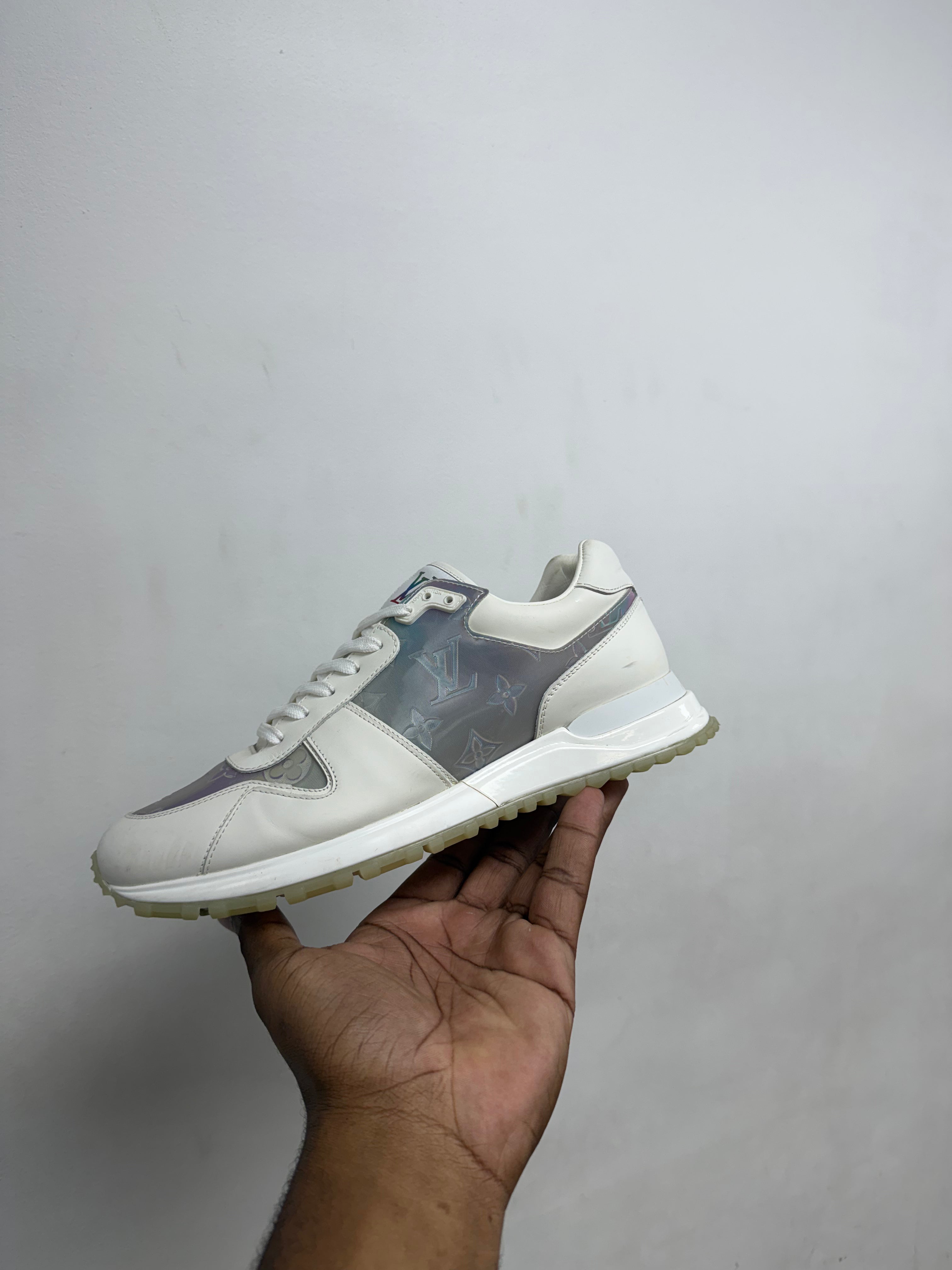 Louis Vuitton White Holo Multi Tri Color Sneakers