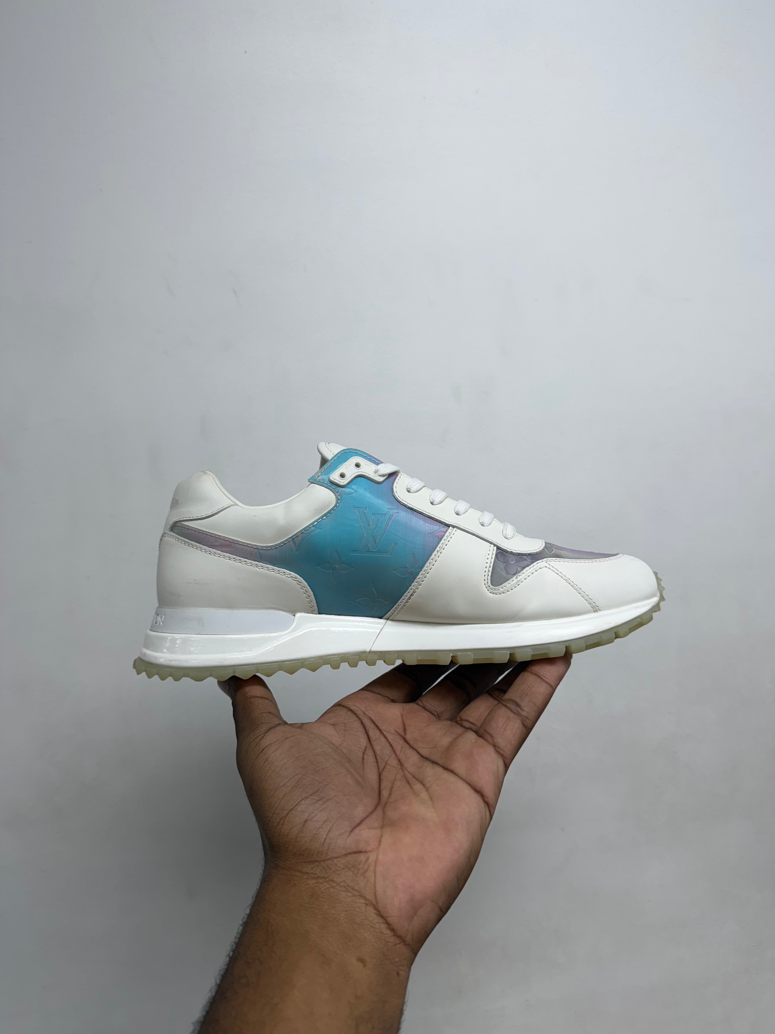 Louis Vuitton White Holo Multi Tri Color Sneakers