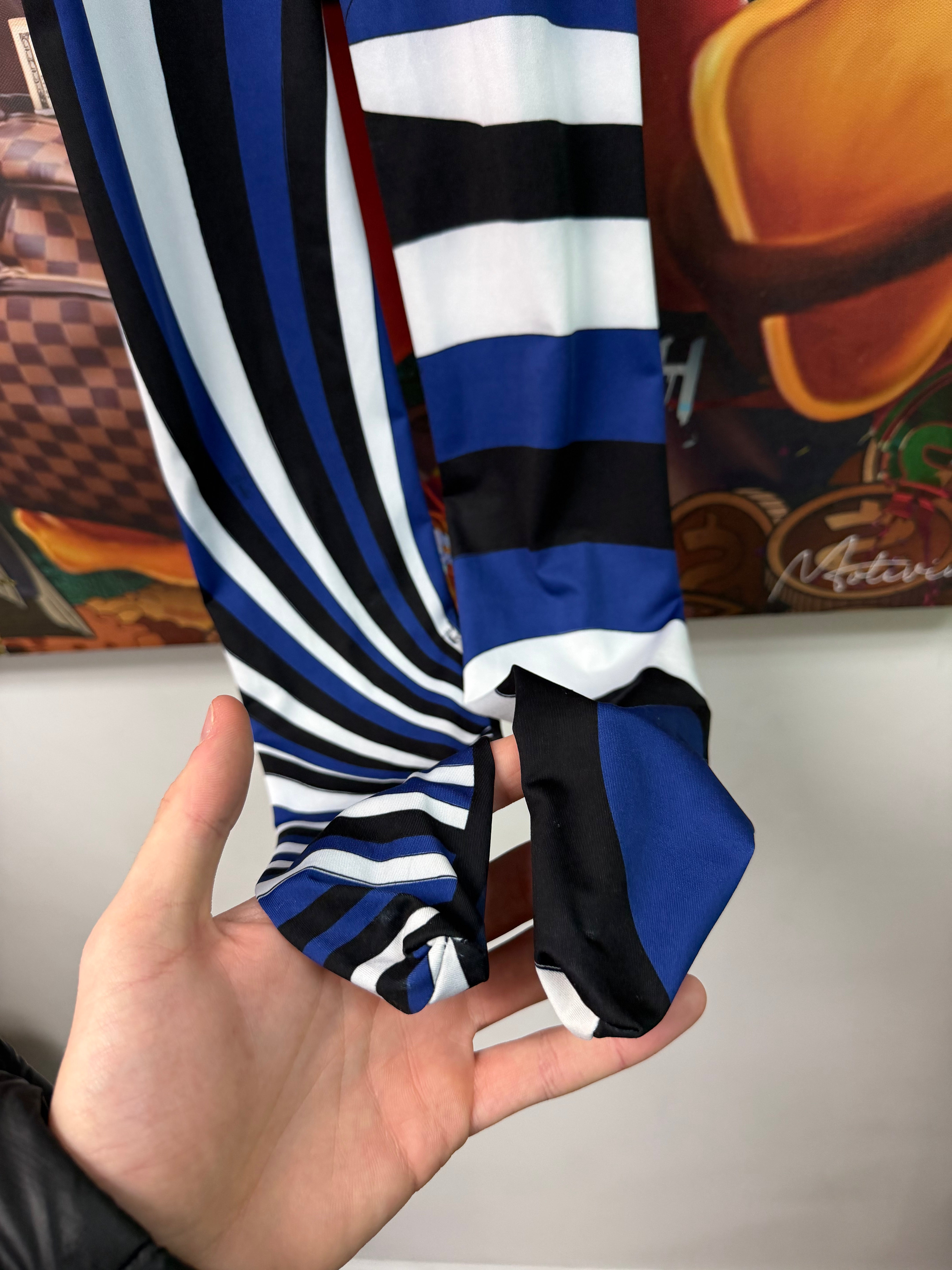 Pucci Blue Art Leggings