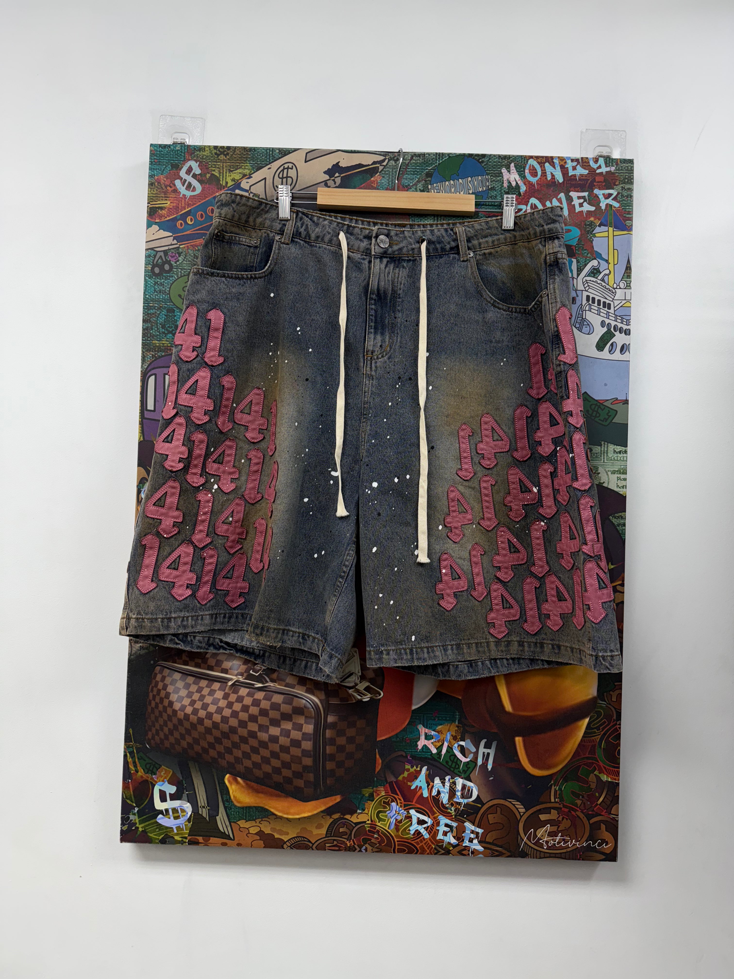 Vale Pink Charm Jean Shorts
