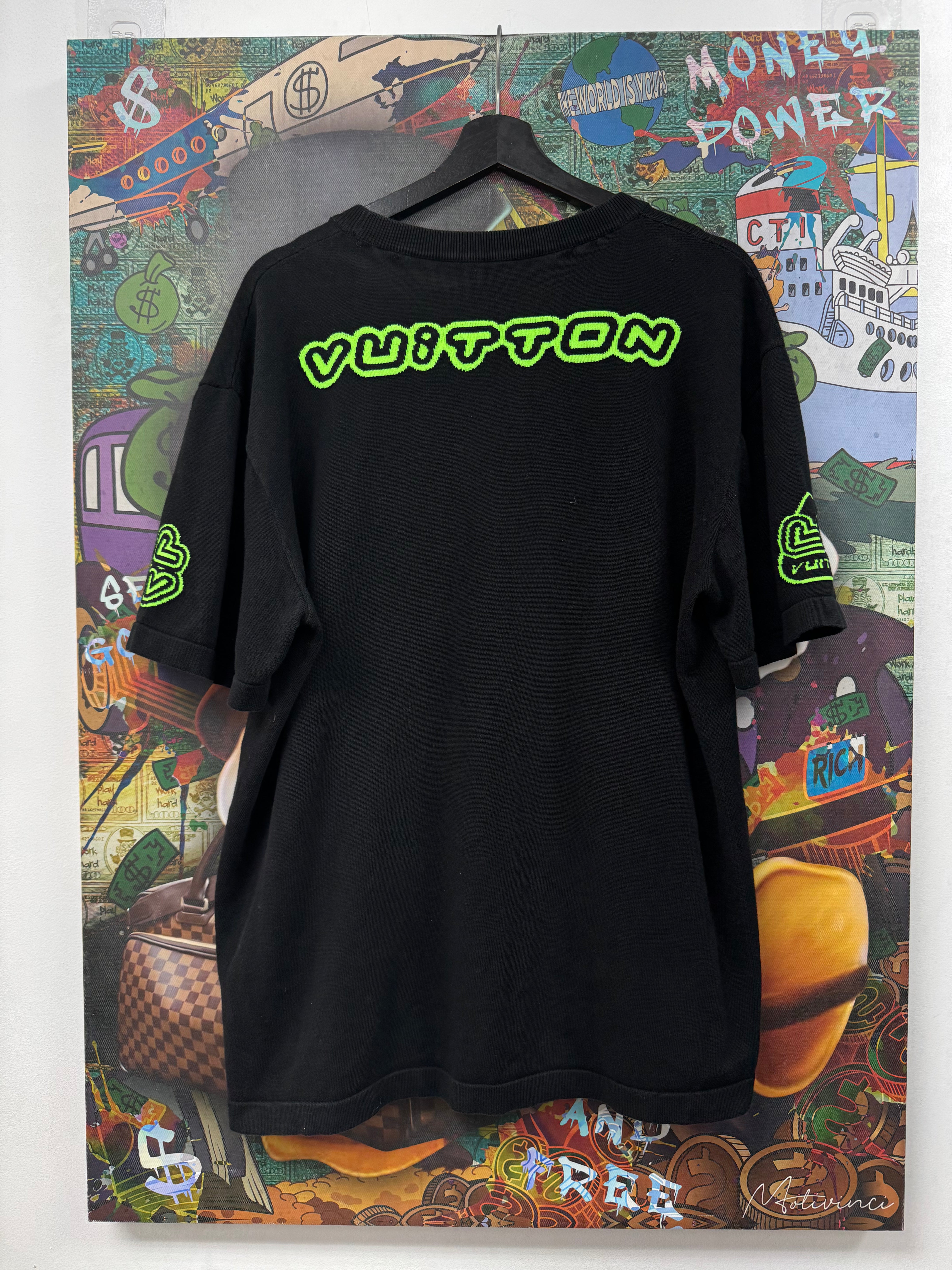 Louis Vuitton Black Green 1854 Knit Tee