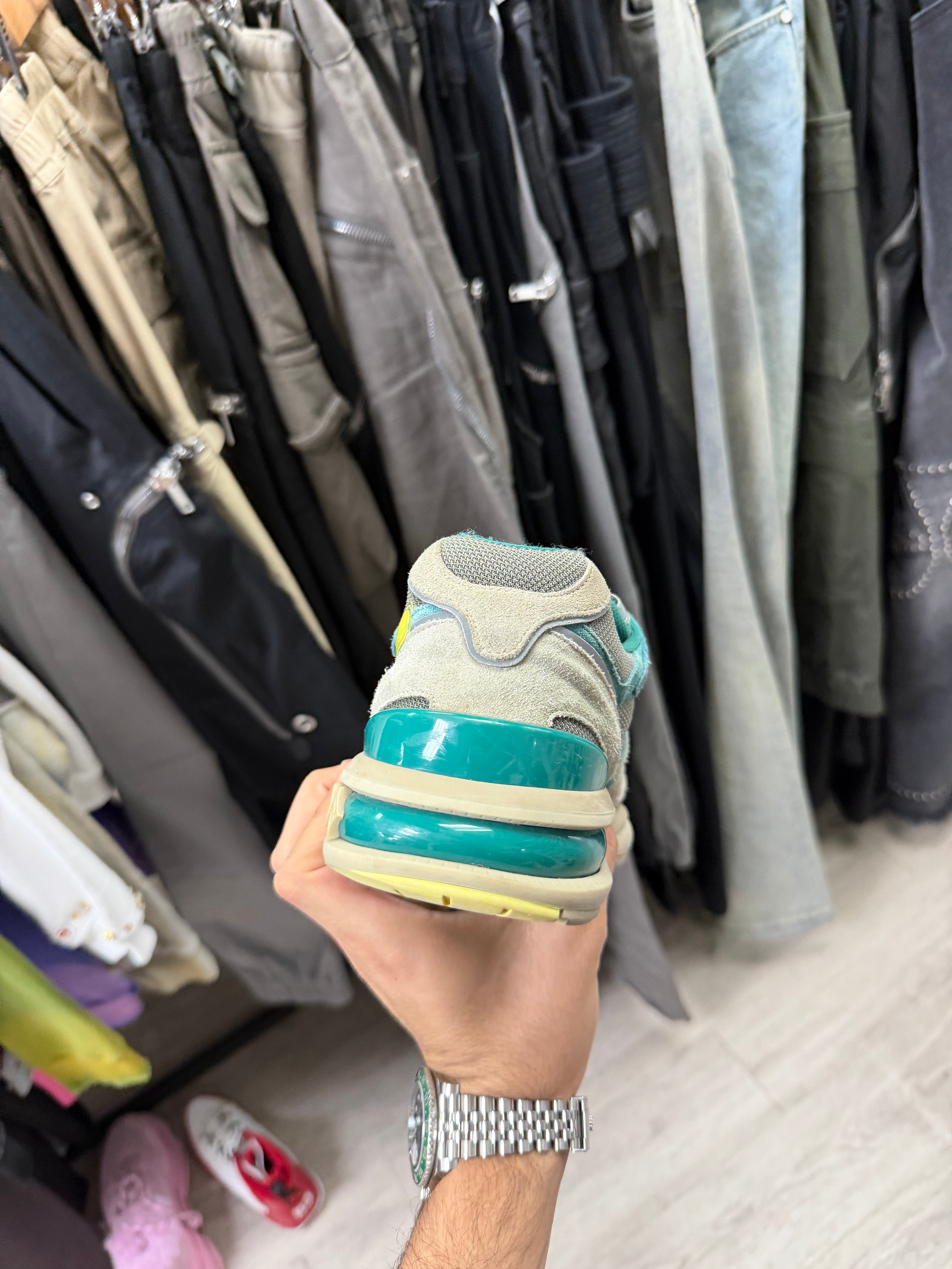Louis Vuitton Tan Green Trail Sneaker