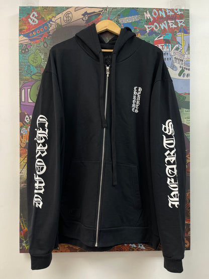 Chrome Hearts Vertical Black White Hoodie