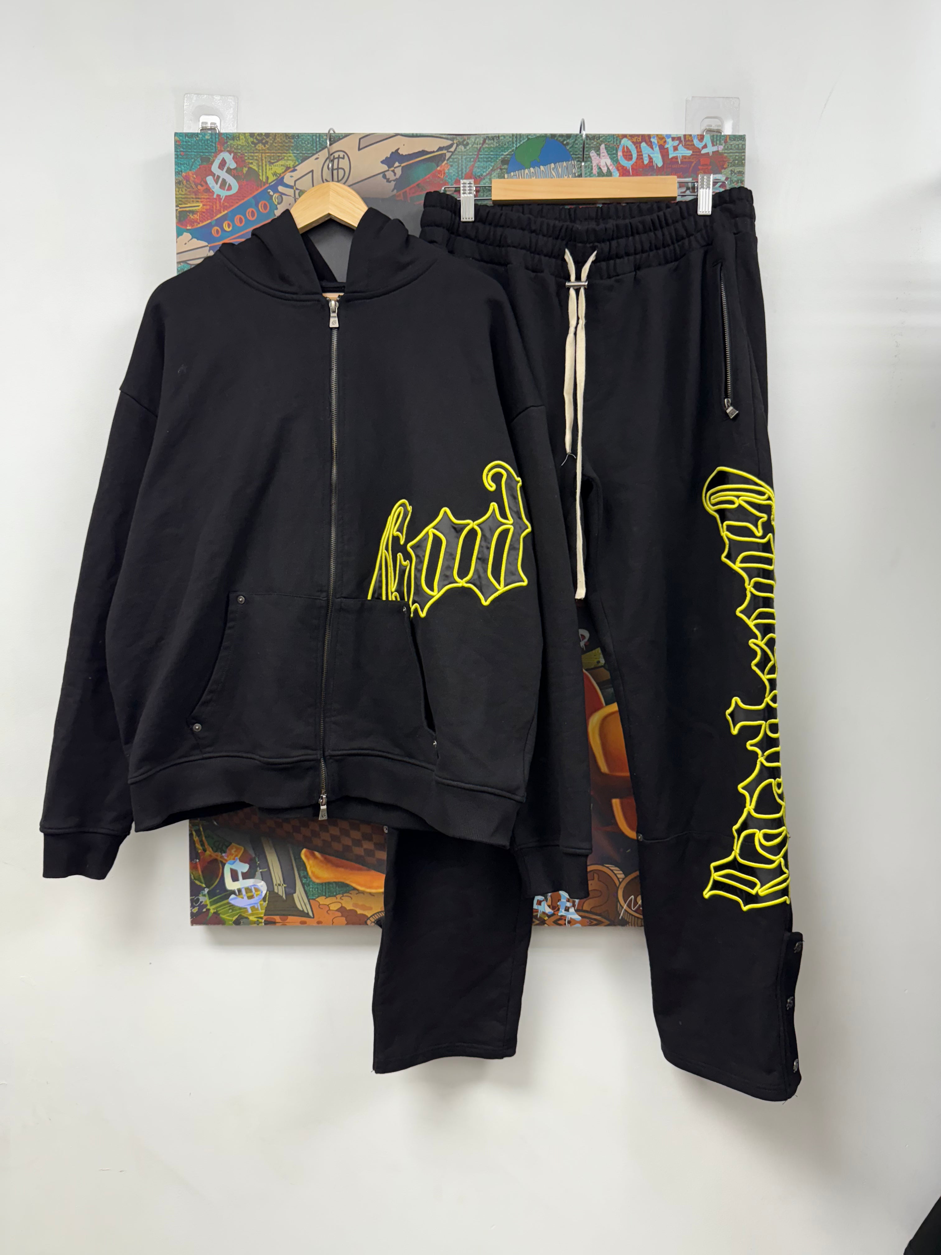 Godspeed Black Yellow OG Logo Sweatsuit