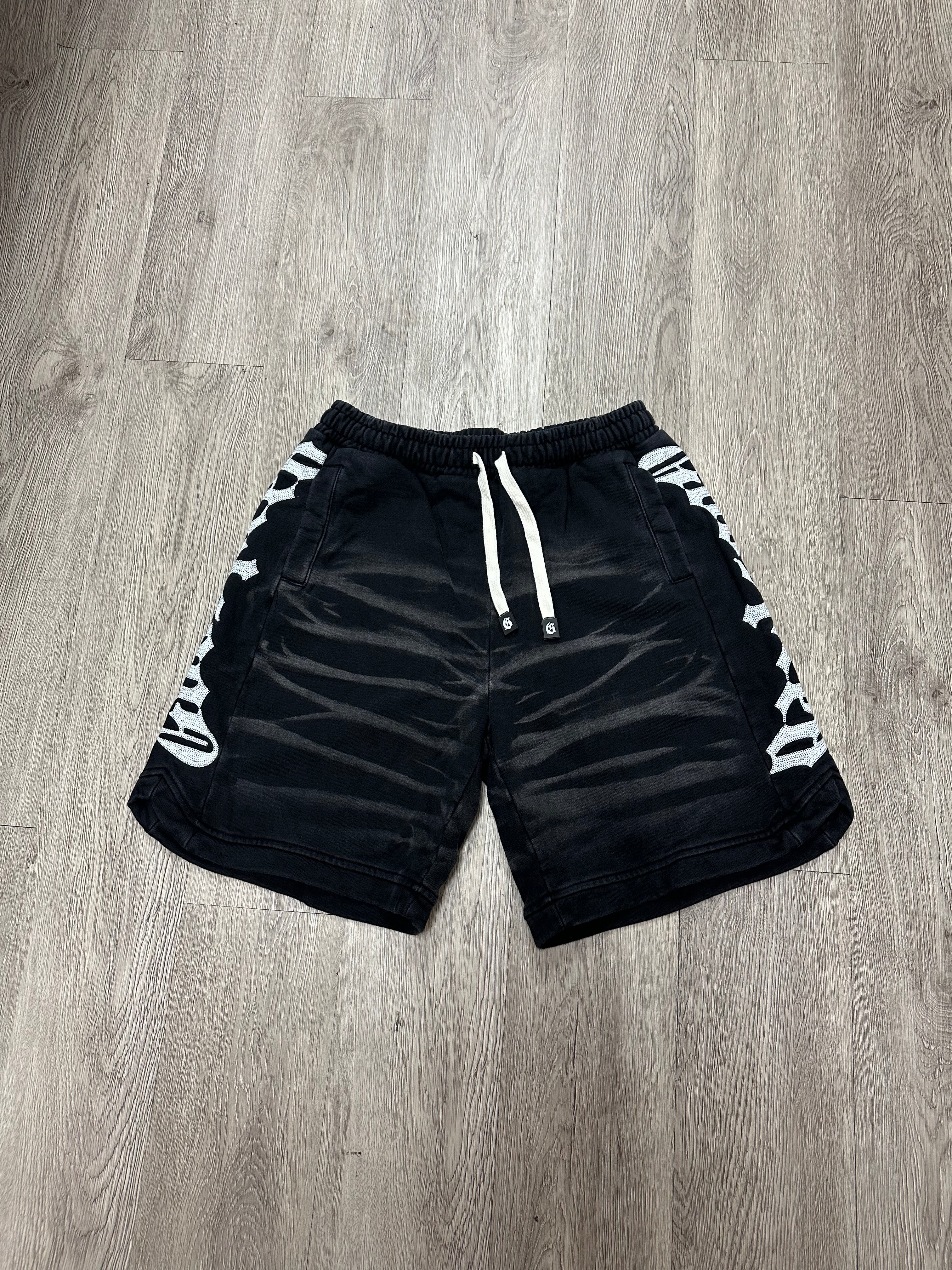 Godspeed Courtside Shorts Black Tie Dye