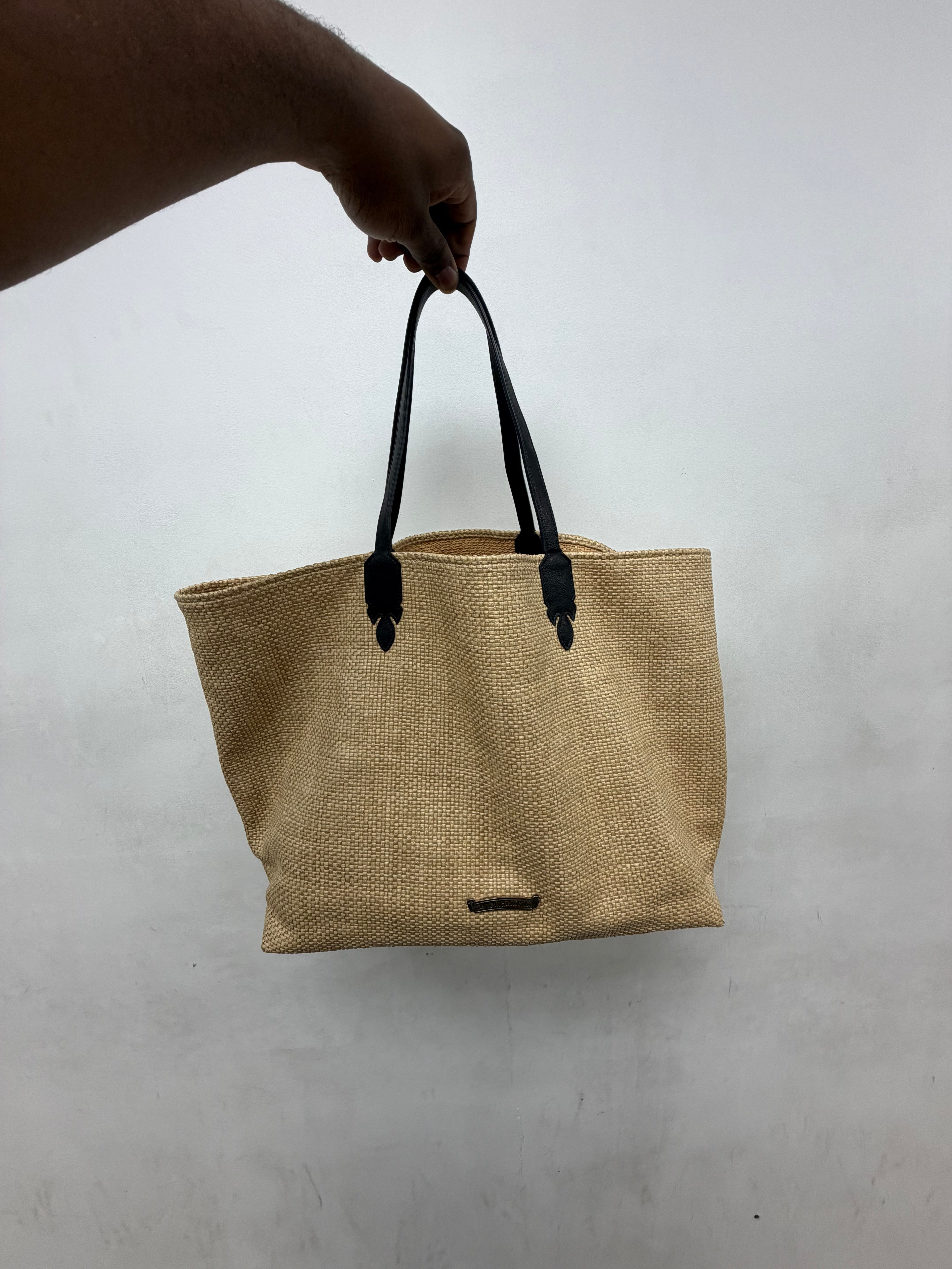 Chrome Hearts Large Cross Tweed Beach Bag