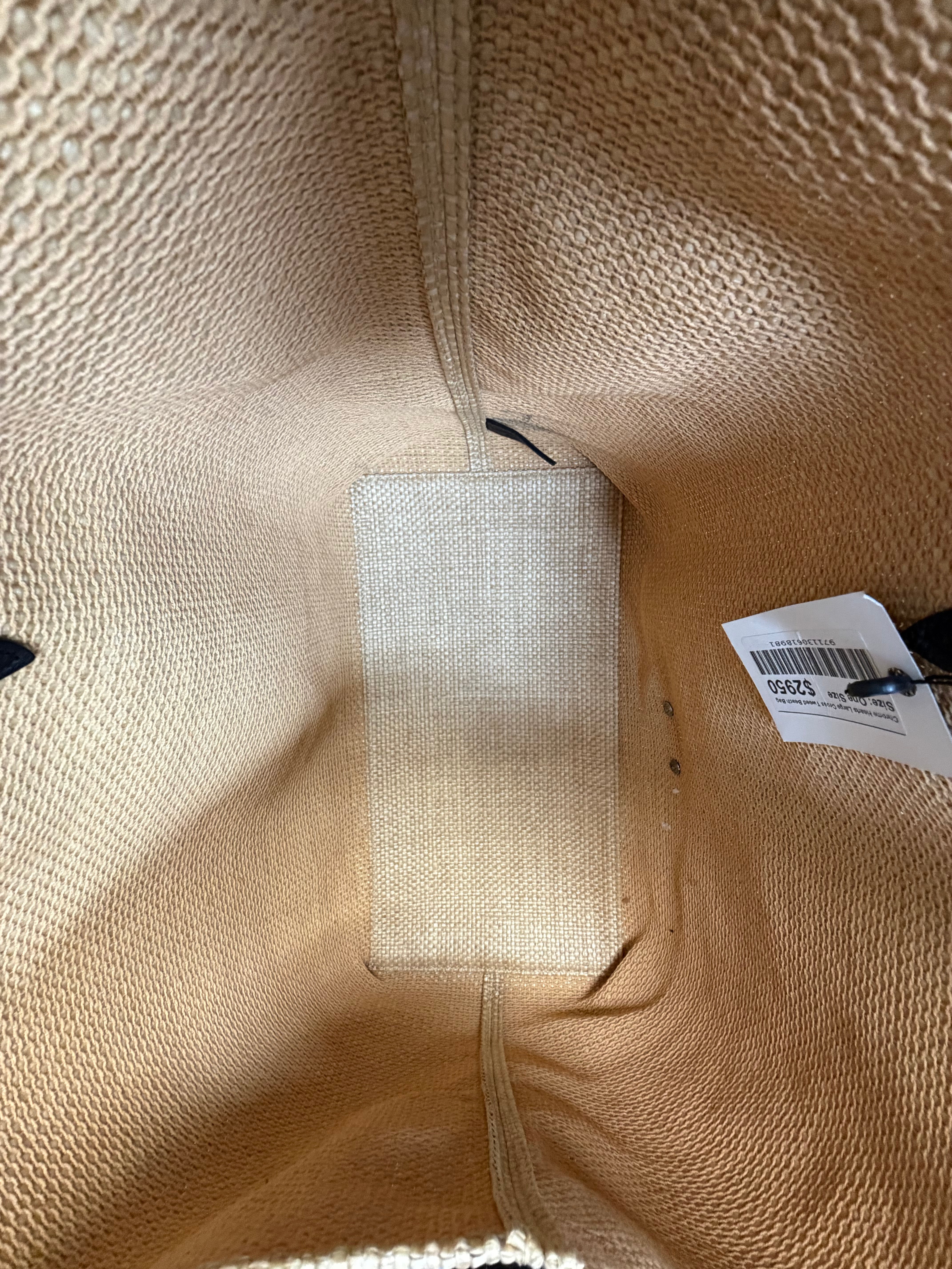 Chrome Hearts Large Cross Tweed Beach Bag