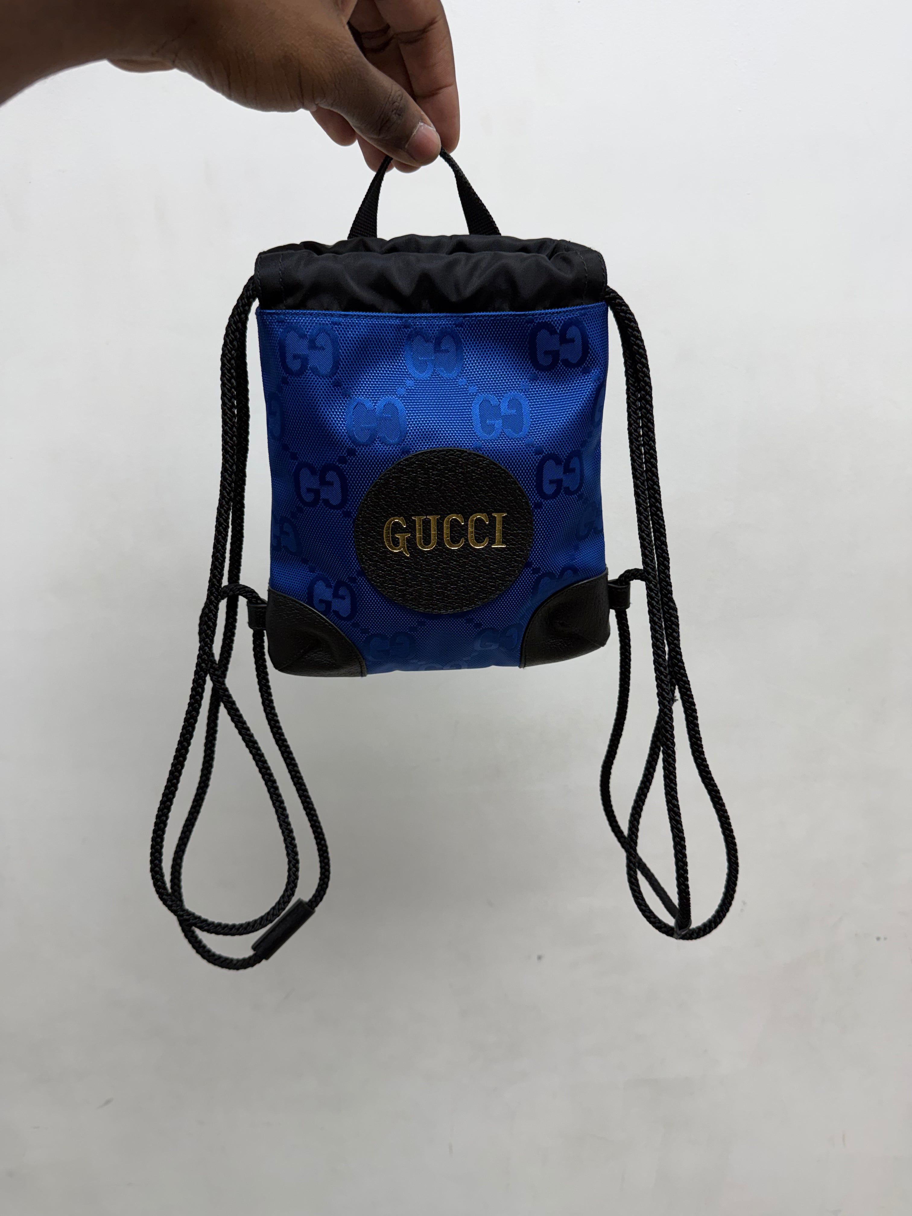 Gucci Blue Off The Grid Drawstring Bag