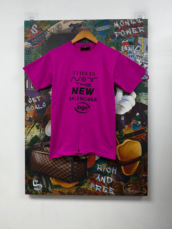 Balenciaga Hot Pink Tee