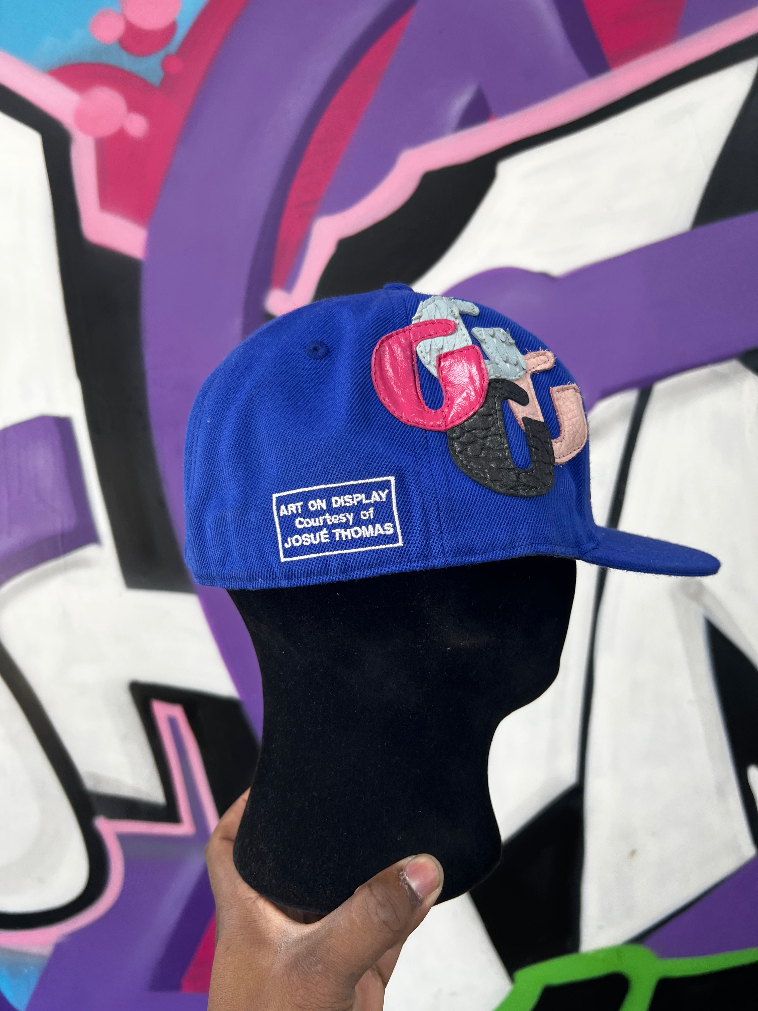 Gallery Dept Blue Red ATK G-Patch Fitted Hat