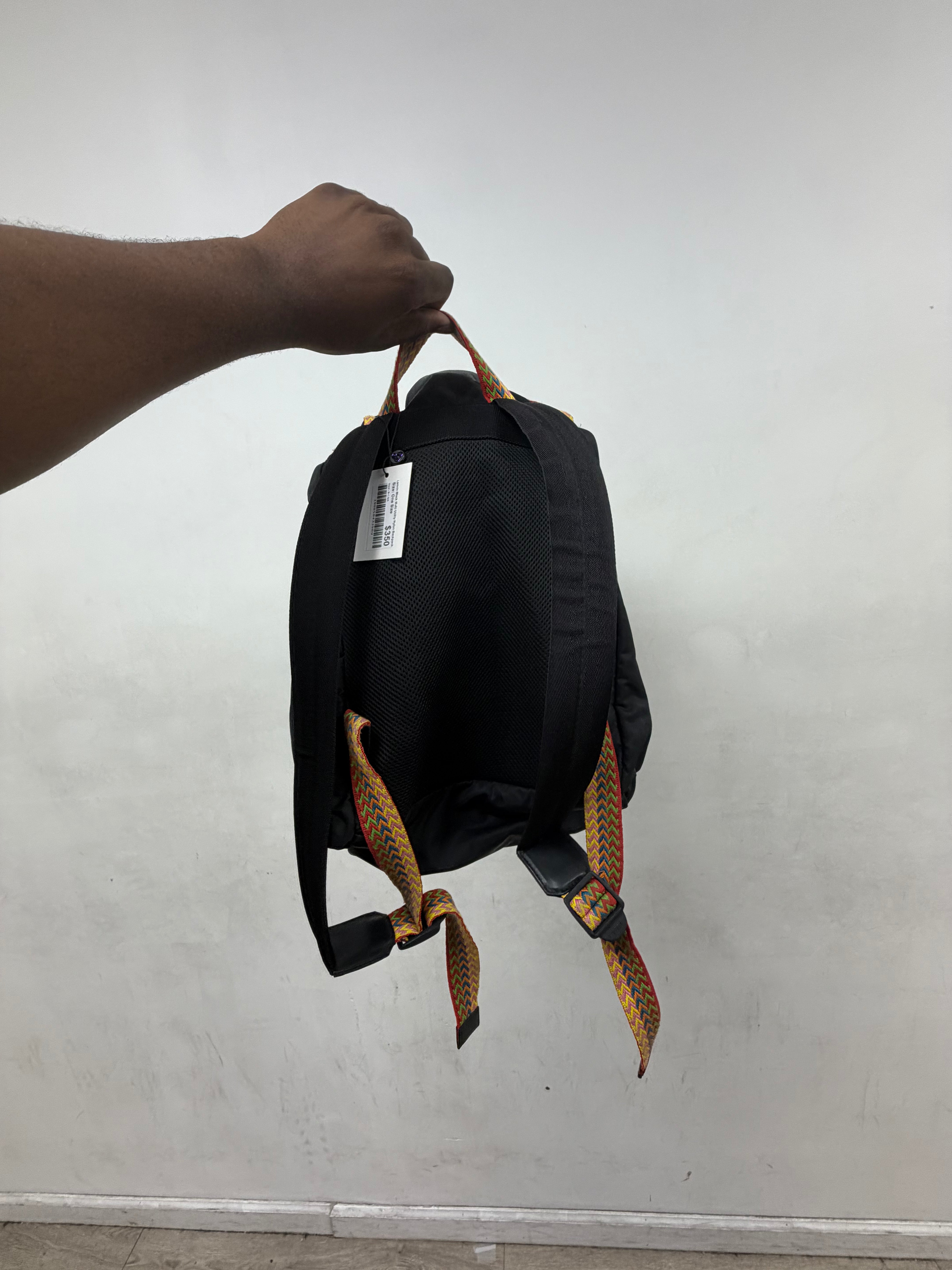 Lanvin Black Multi Utility Nylon Backpack