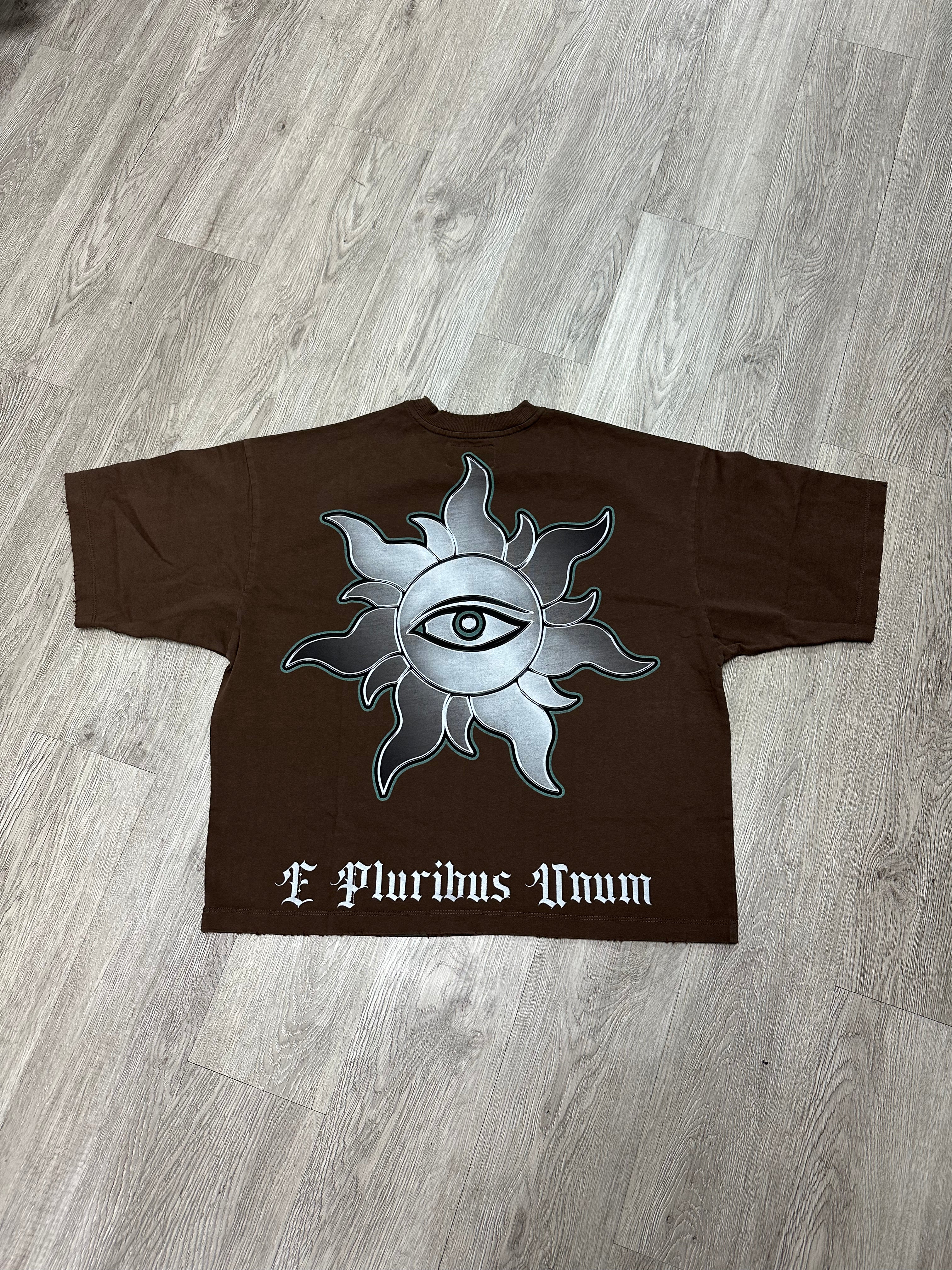 Godspeed JFK To MIA Tee Mocha Wash
