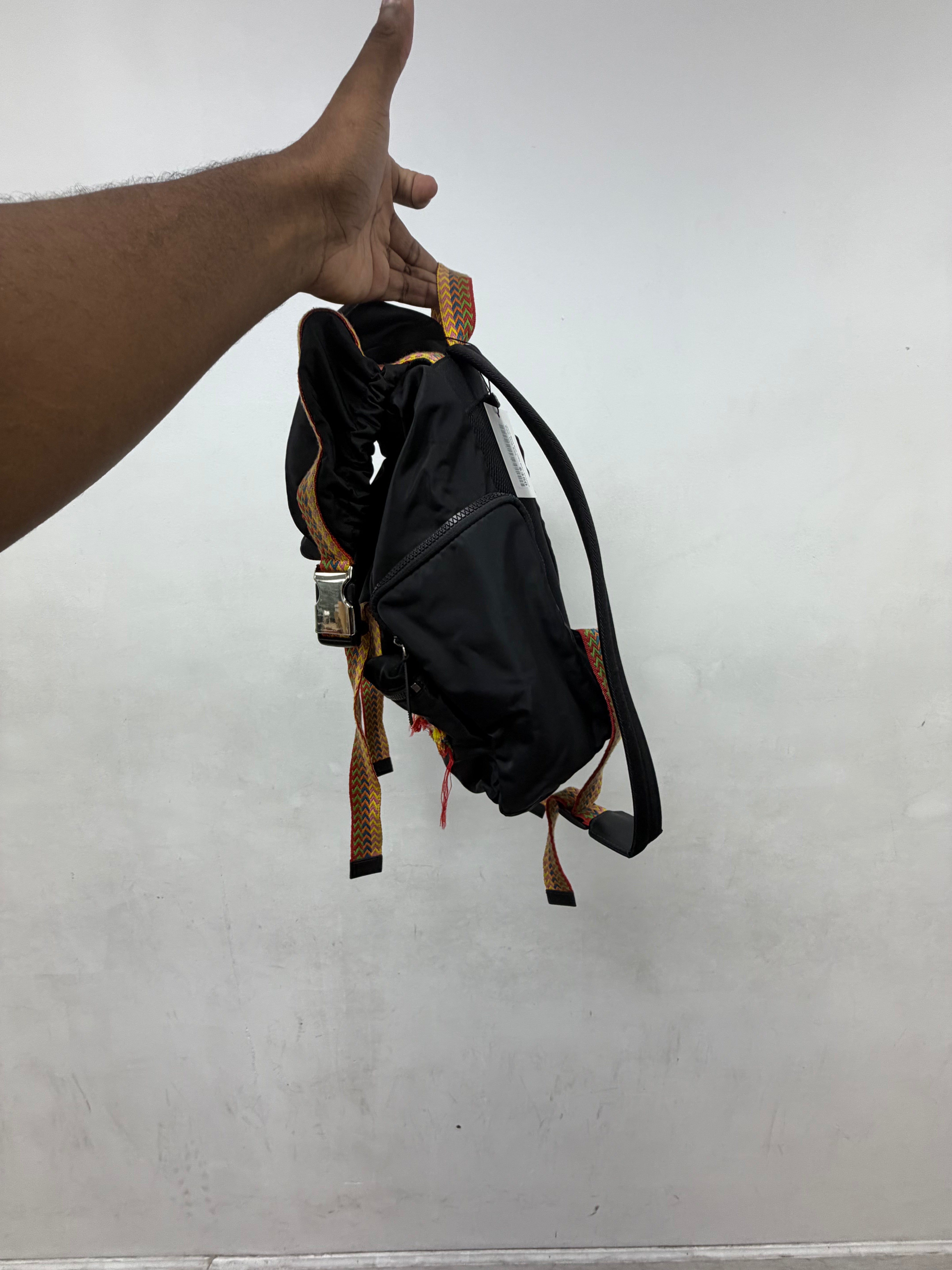 Lanvin Black Multi Utility Nylon Backpack