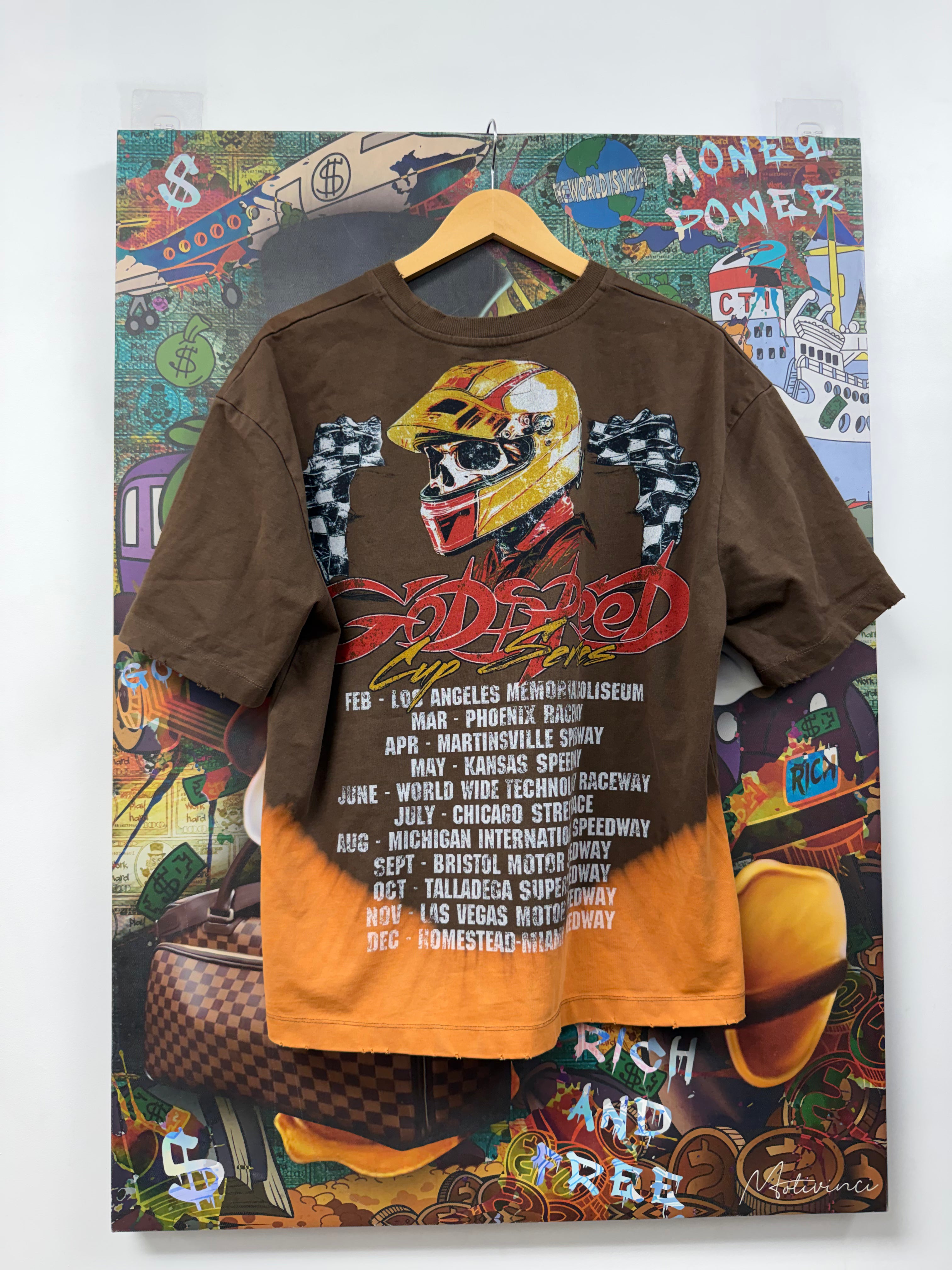 Godspeed FTW Bleached Brown Tee