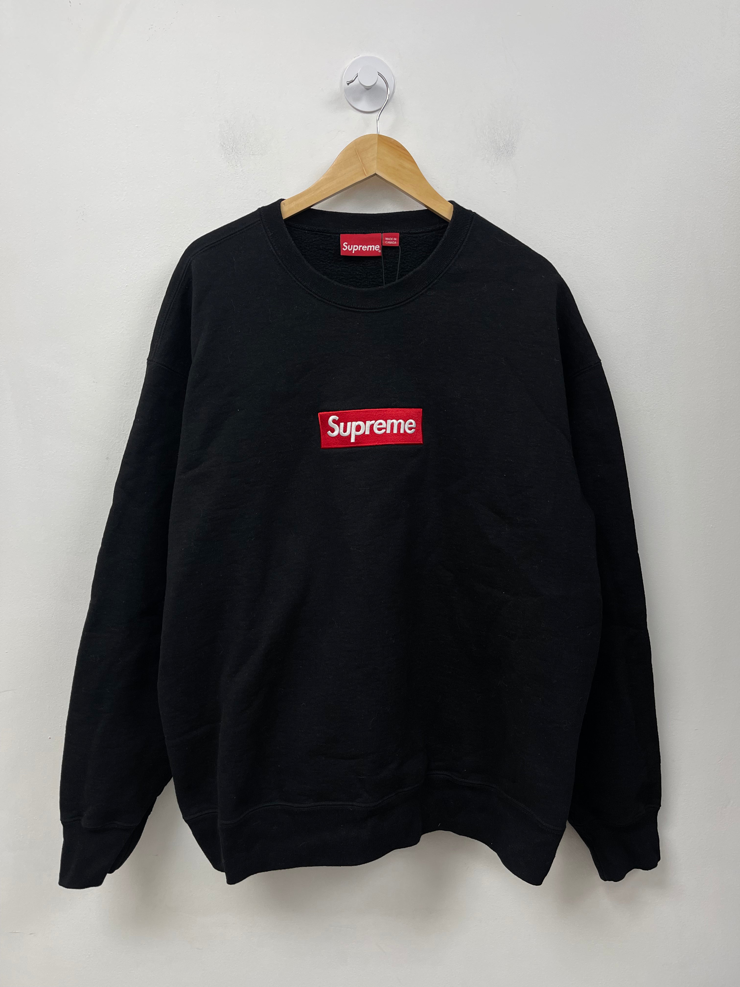 Supreme Black Red Bogo Crewneck
