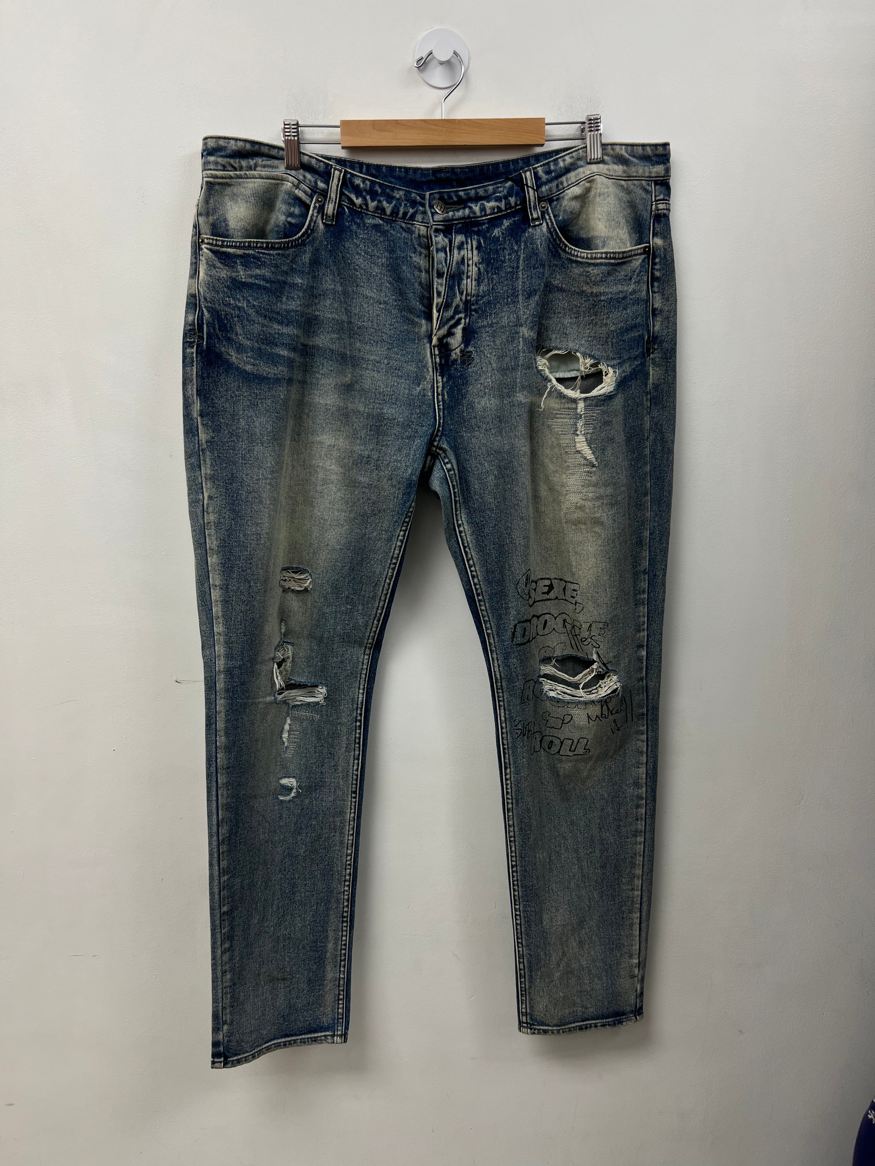 Ksubi Light Wash Ripped Jeans