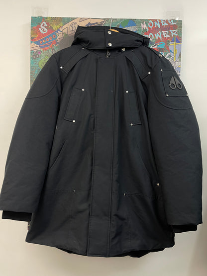 Moose Knuckles Long Parka Black Jacket