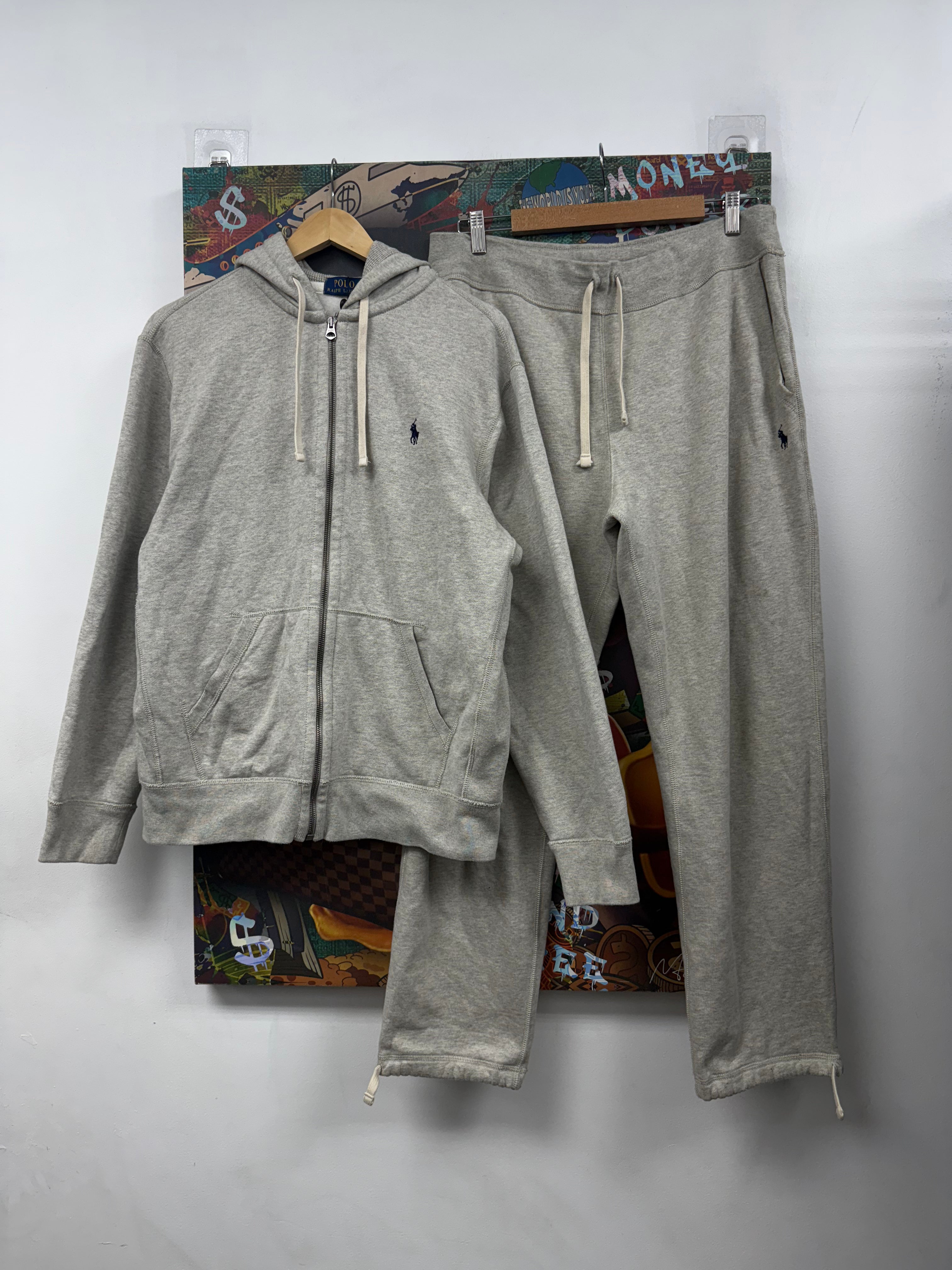 Polo Grey Navy Sweatsuit