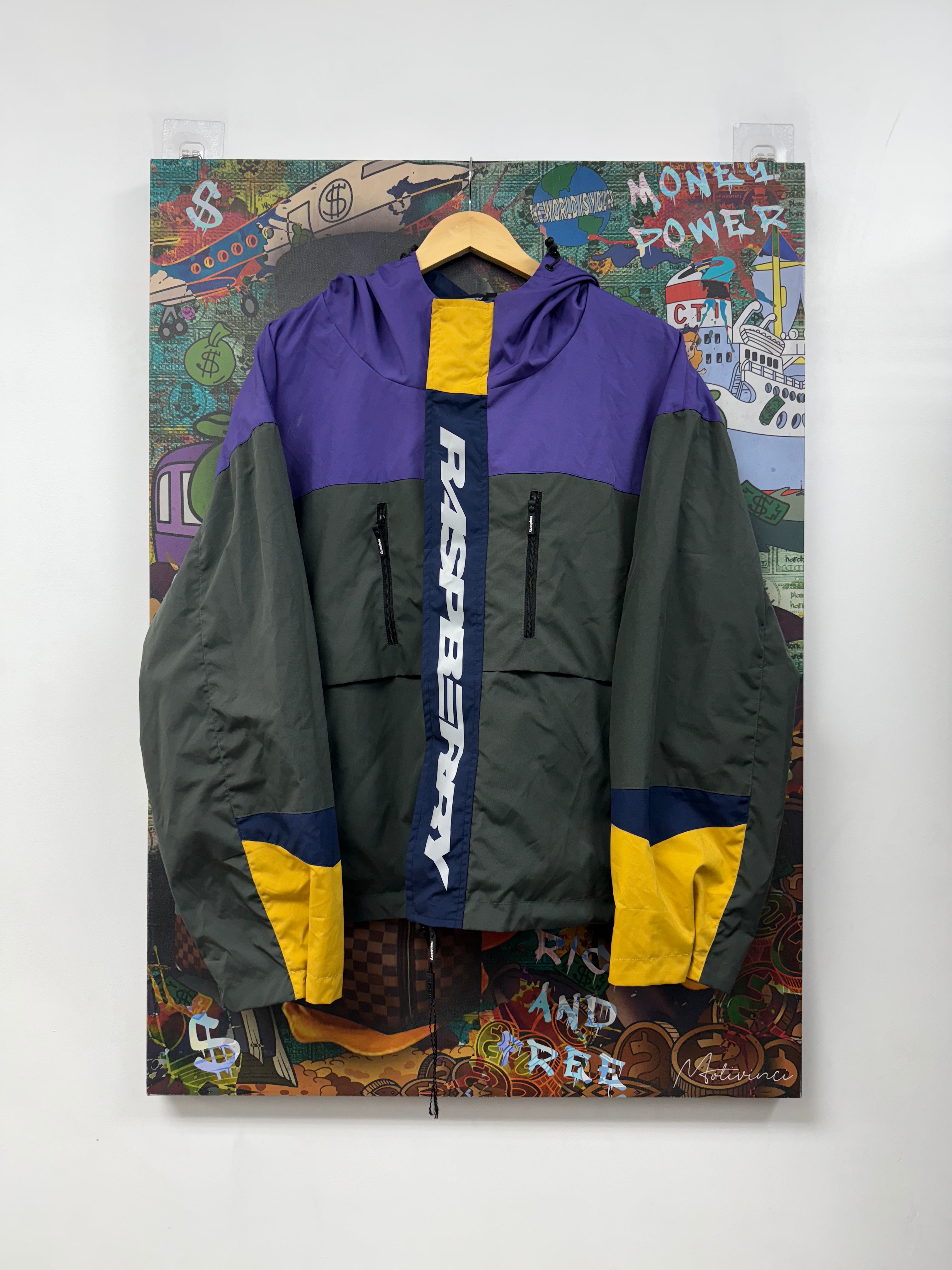 GV Gallery Olive Purple Yellow Track Jacket