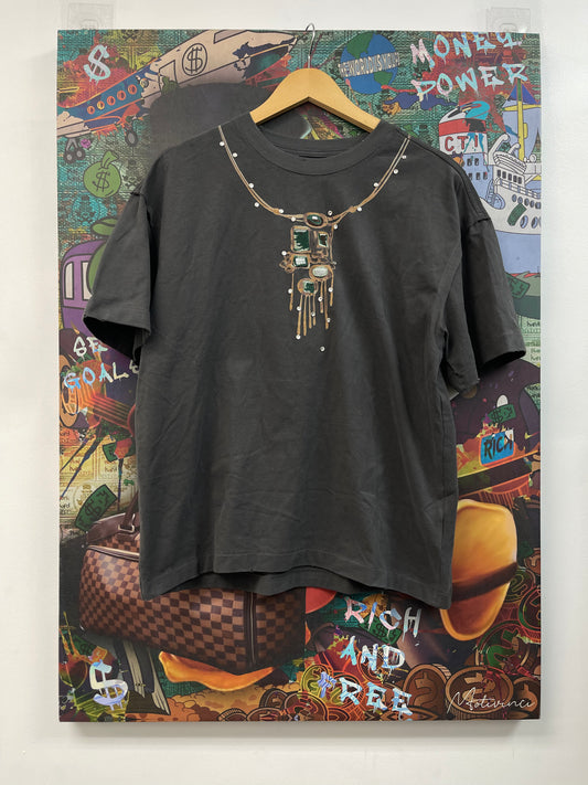 Birth Of A Royal Child Necklace grey Tee