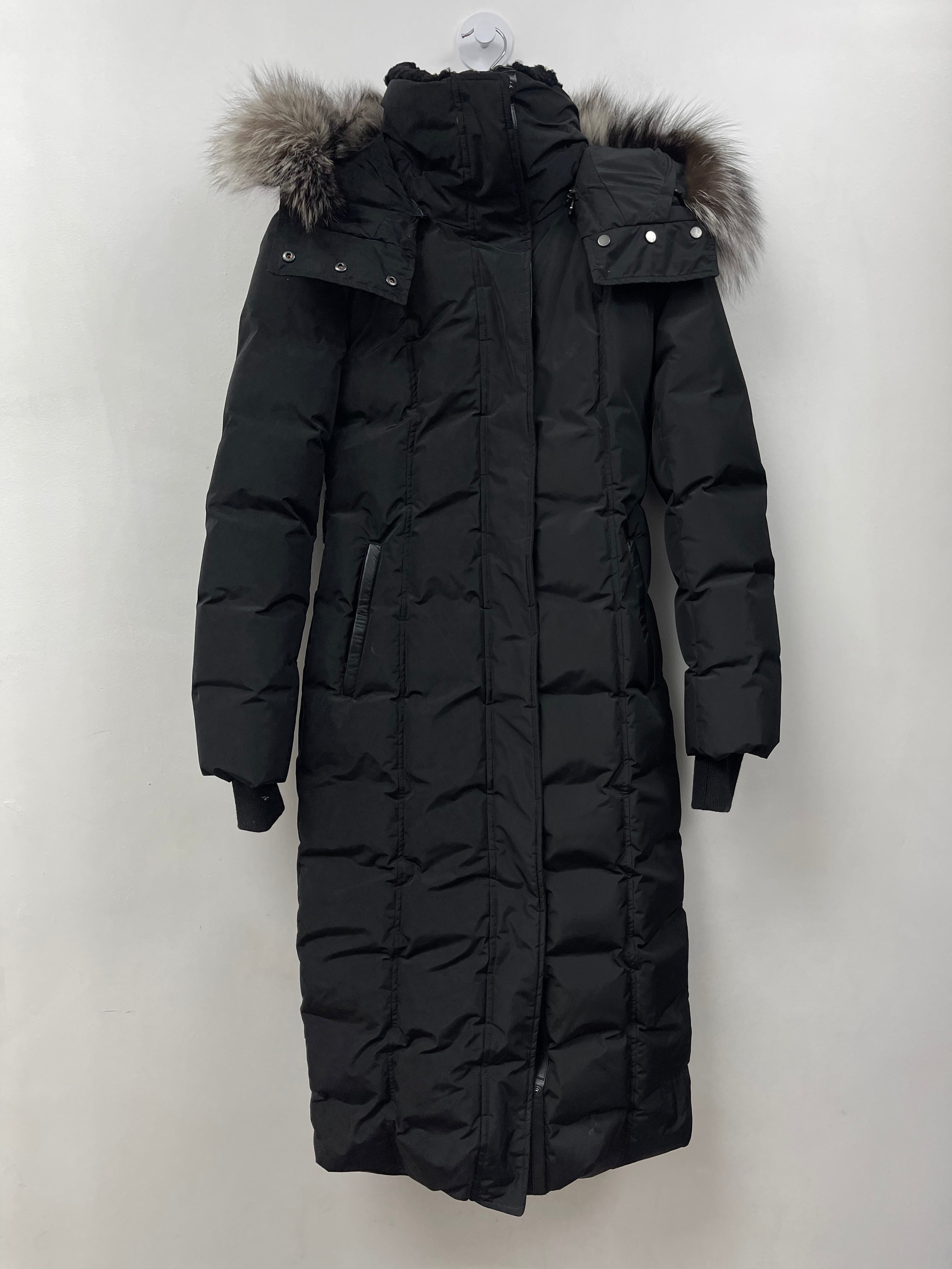 Mackage Black Fur Adali Jacket