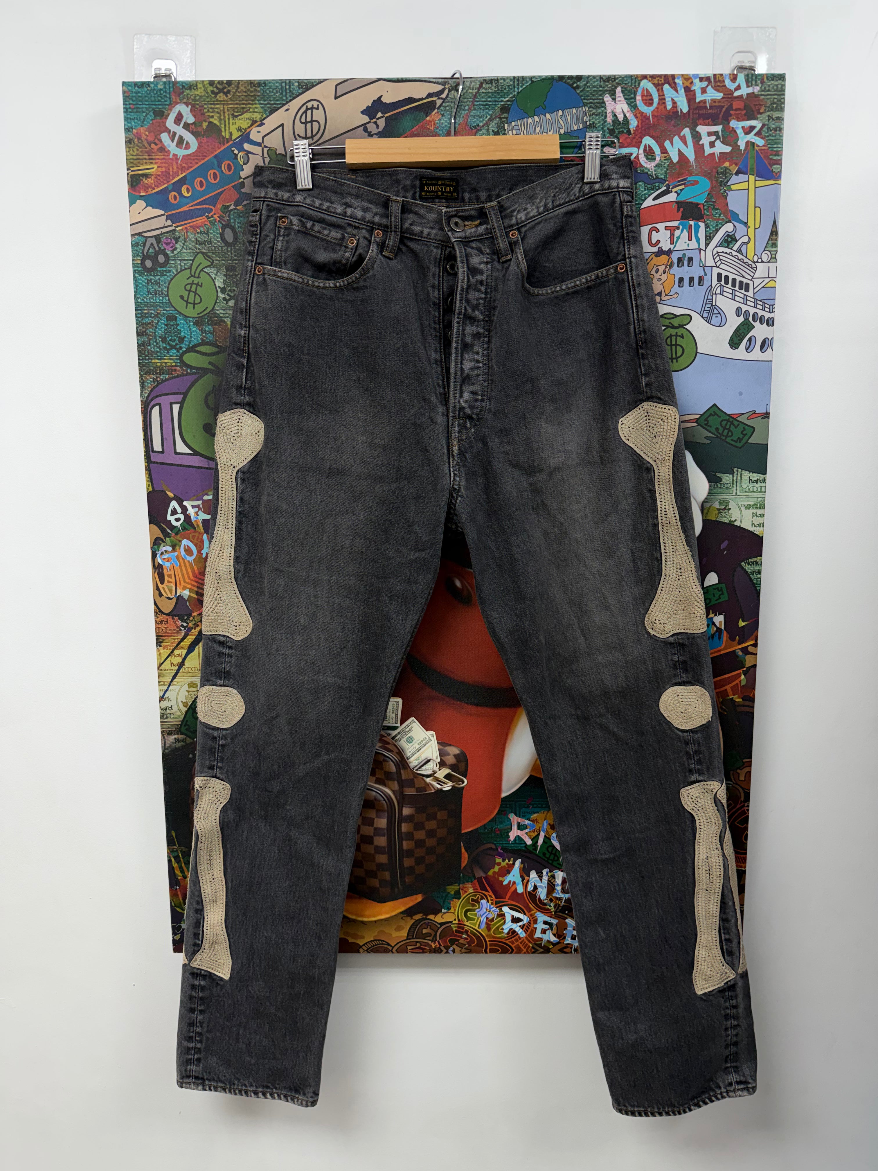Kapital Grey Bone Jeans
