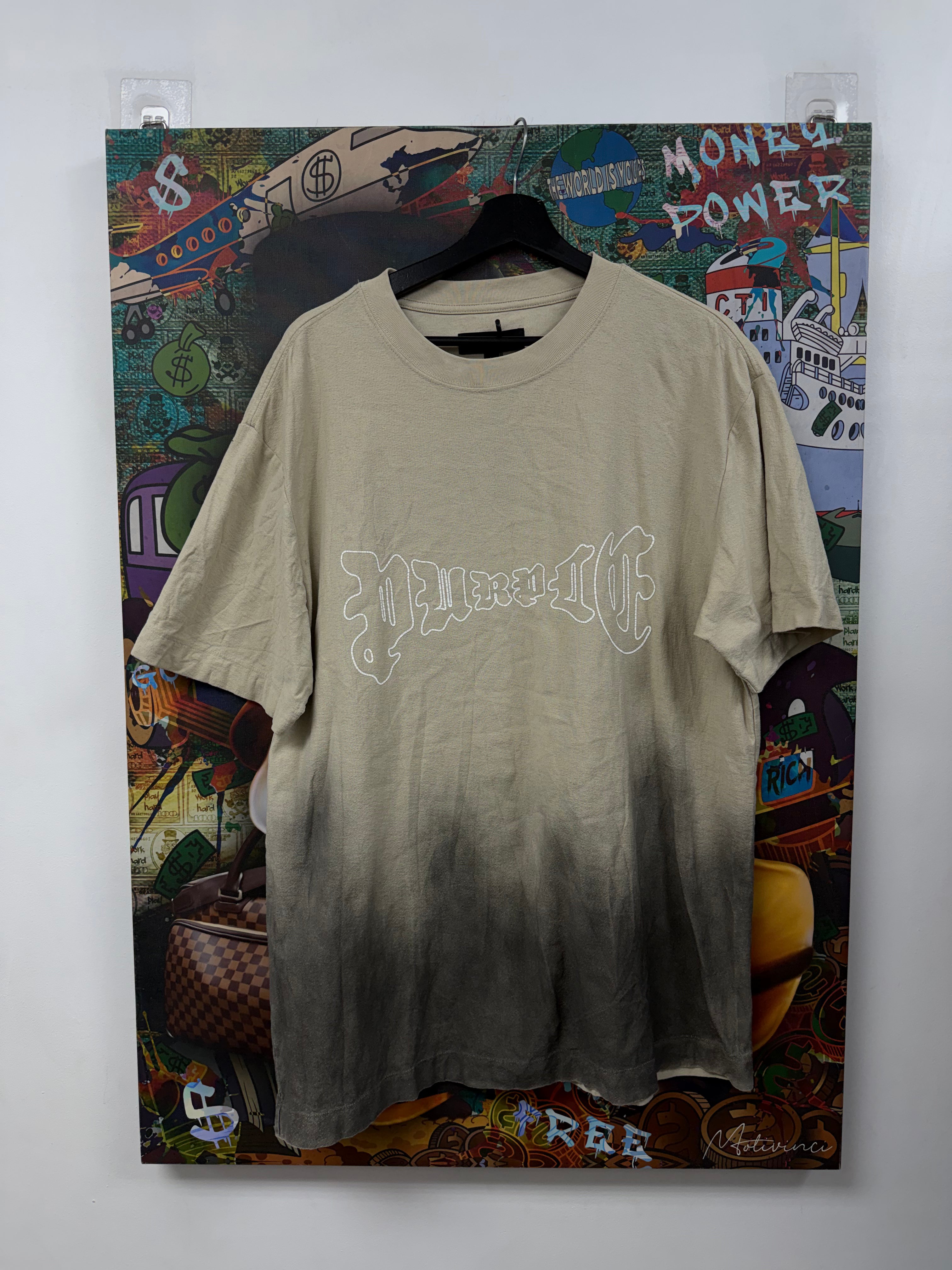 Purple Brand Cream Brown Two Tone Tee