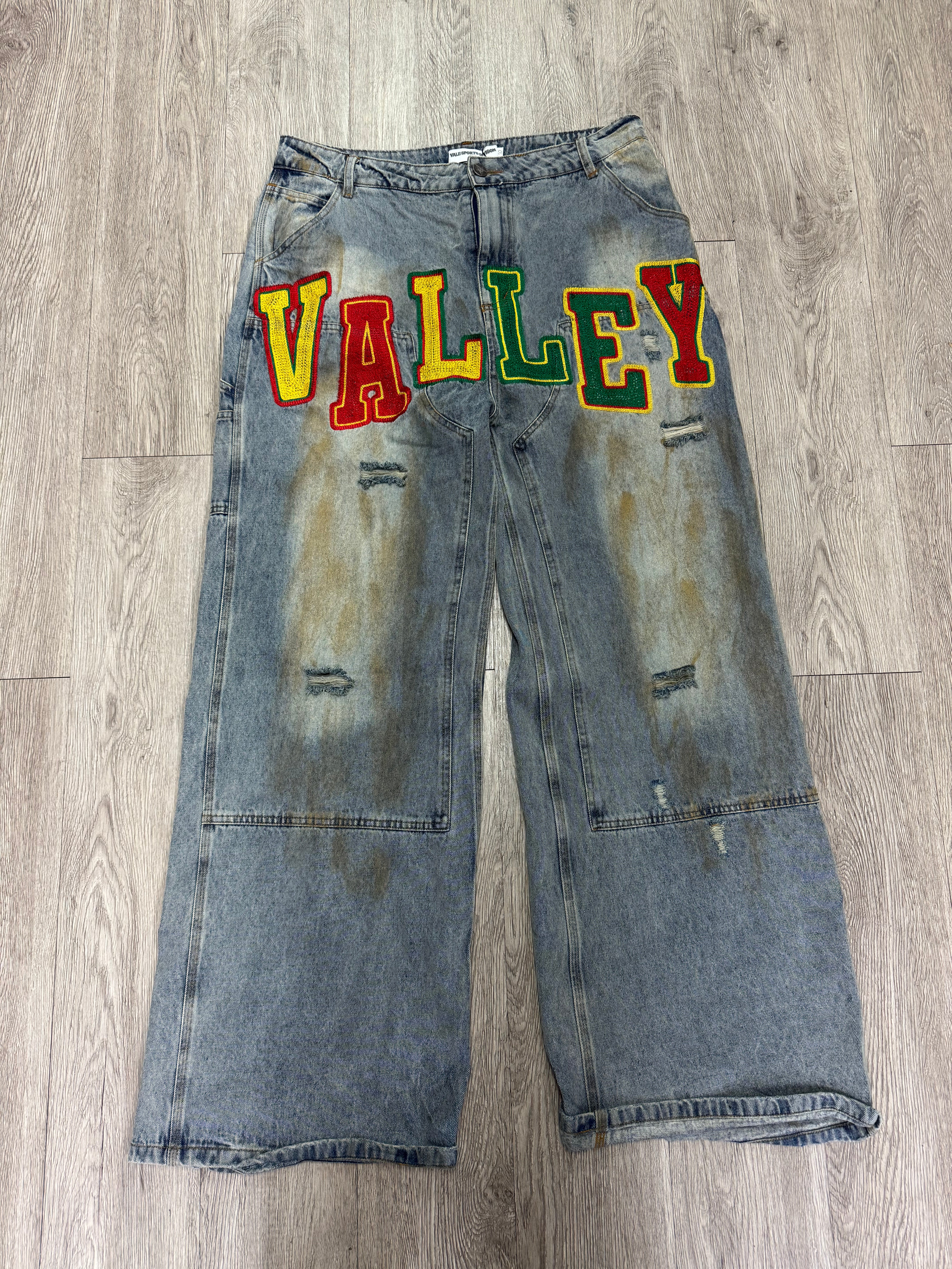 Vale Vintage Wash Rasta Jeans