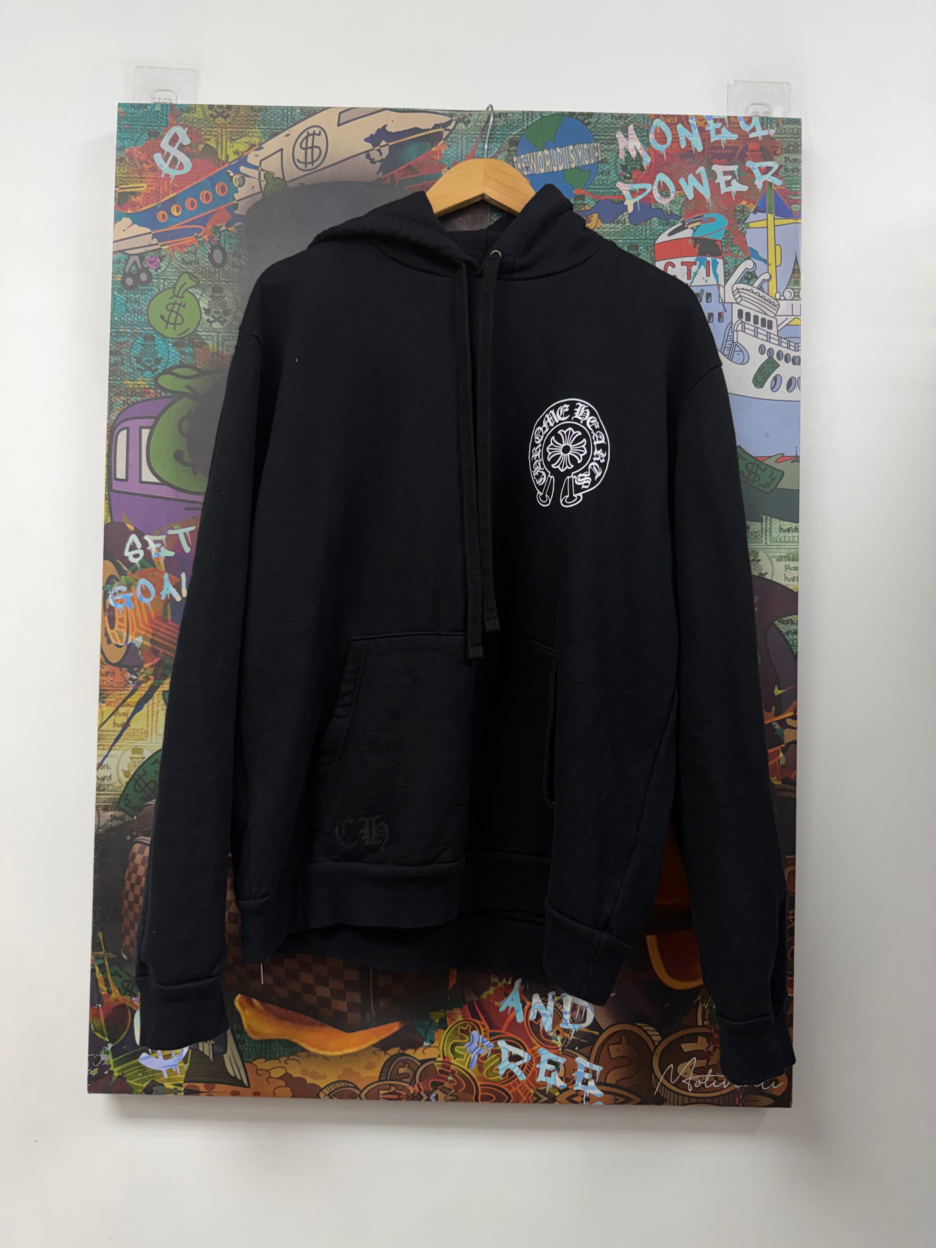 Chrome Hearts Black New York Horseshoe Pullover Hoodie