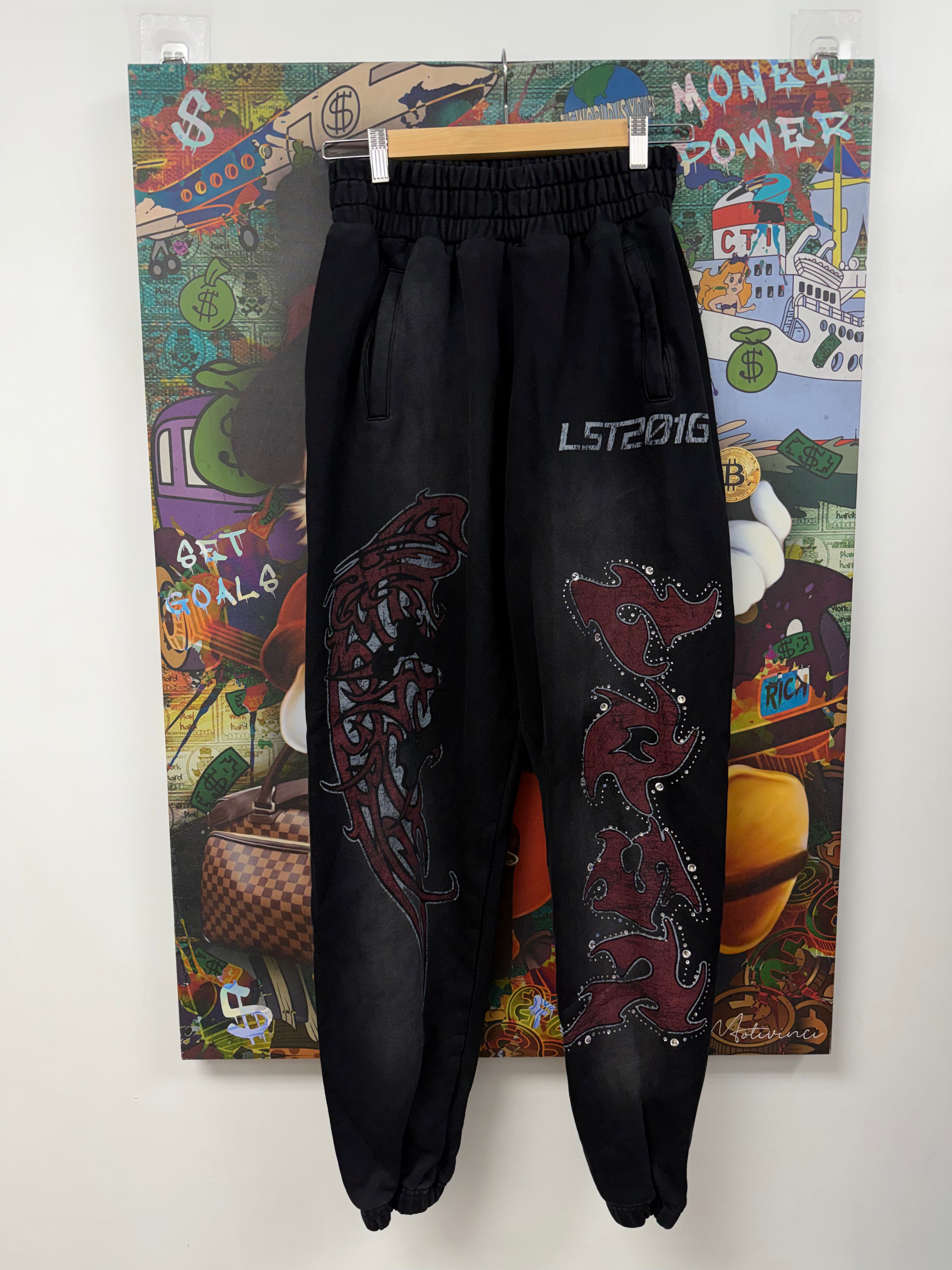 Lost Intricacy Black Wings Sweats