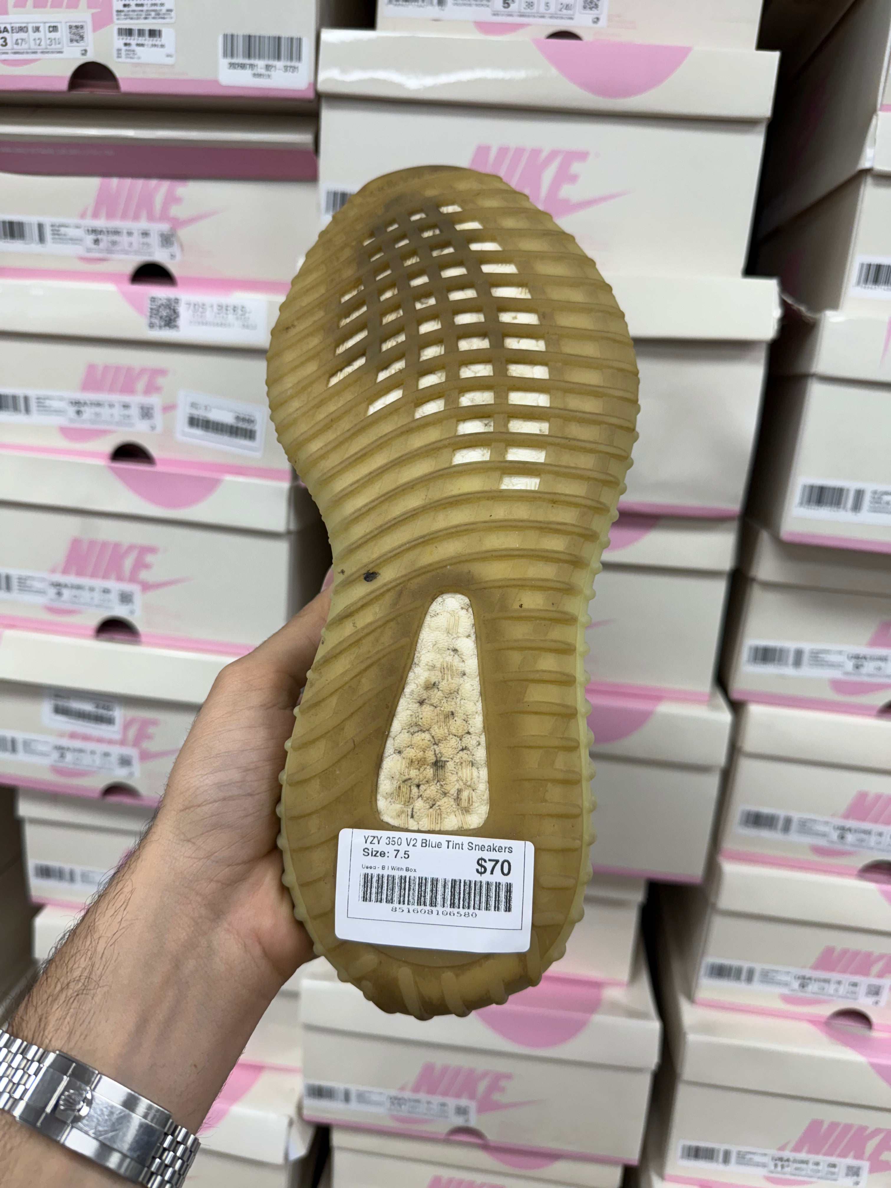 YZY 350 V2 Blue Tint Sneakers