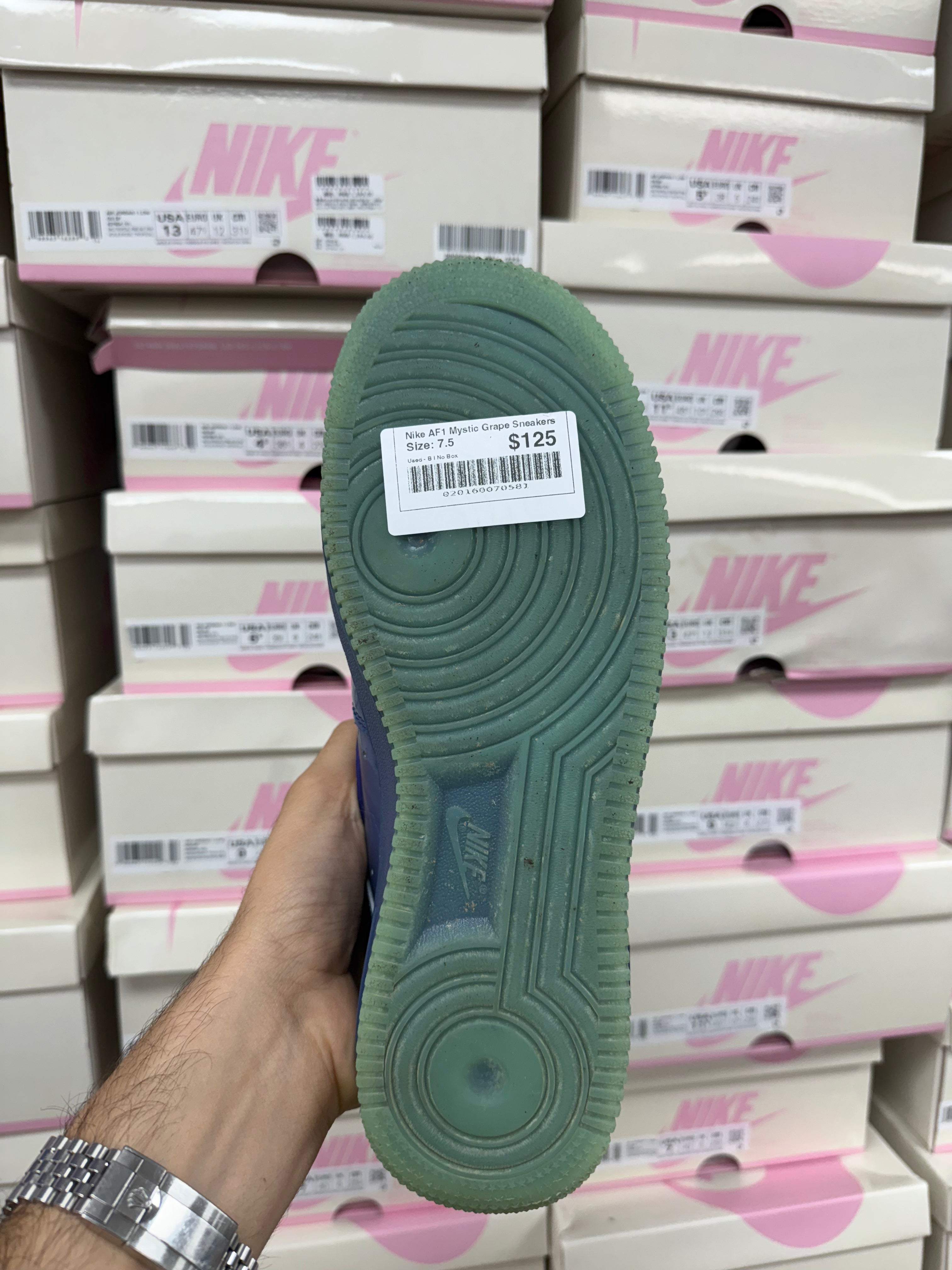 Nike AF1 Mystic Grape Sneakers