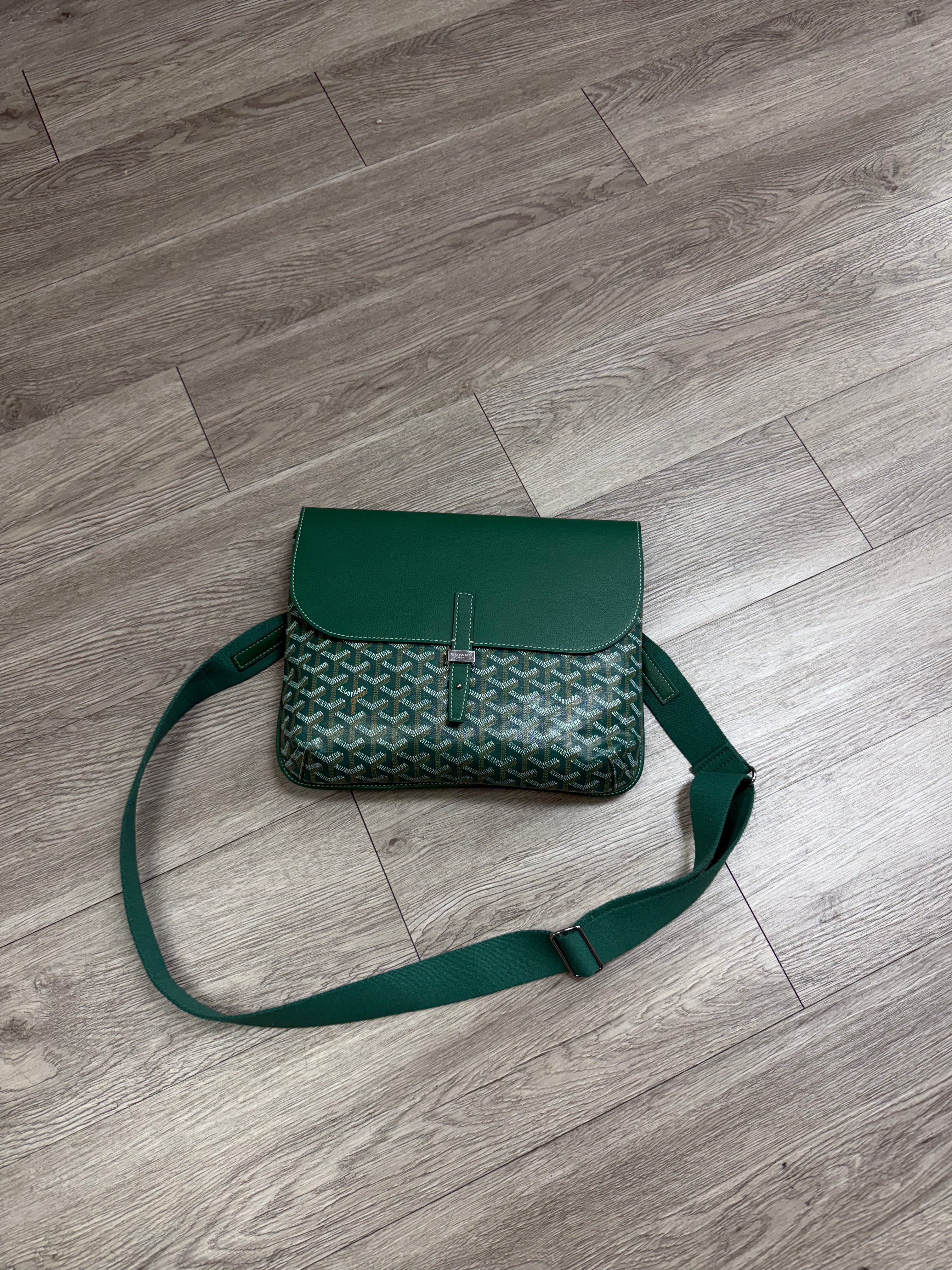 Goyard Coursier Messnger Green Bag