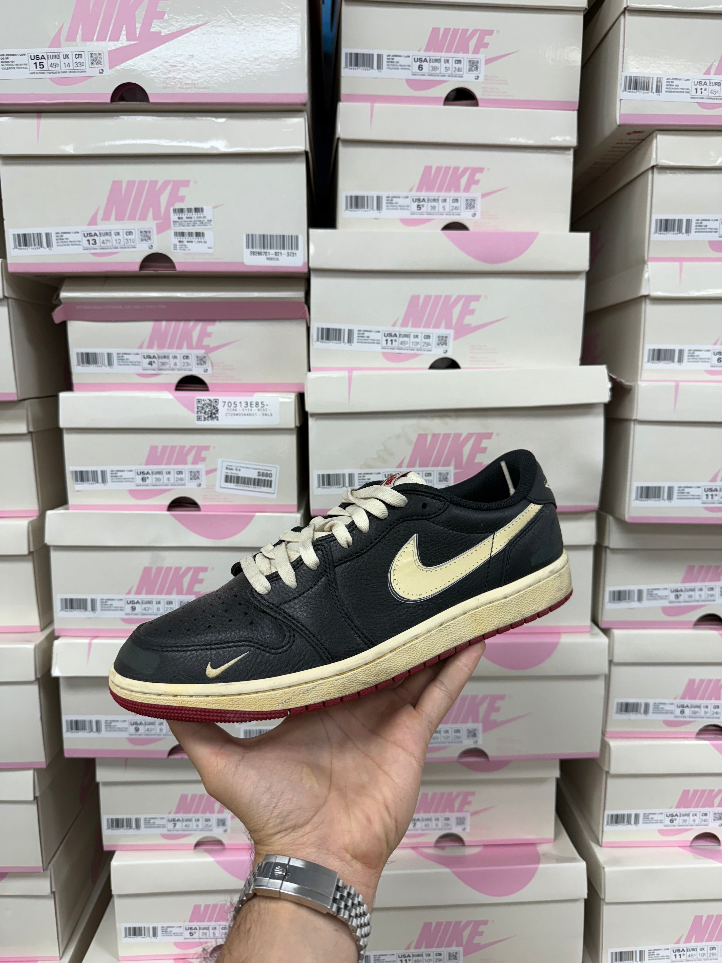 Jordan 1 Low Nigel Sylvester Sneakers