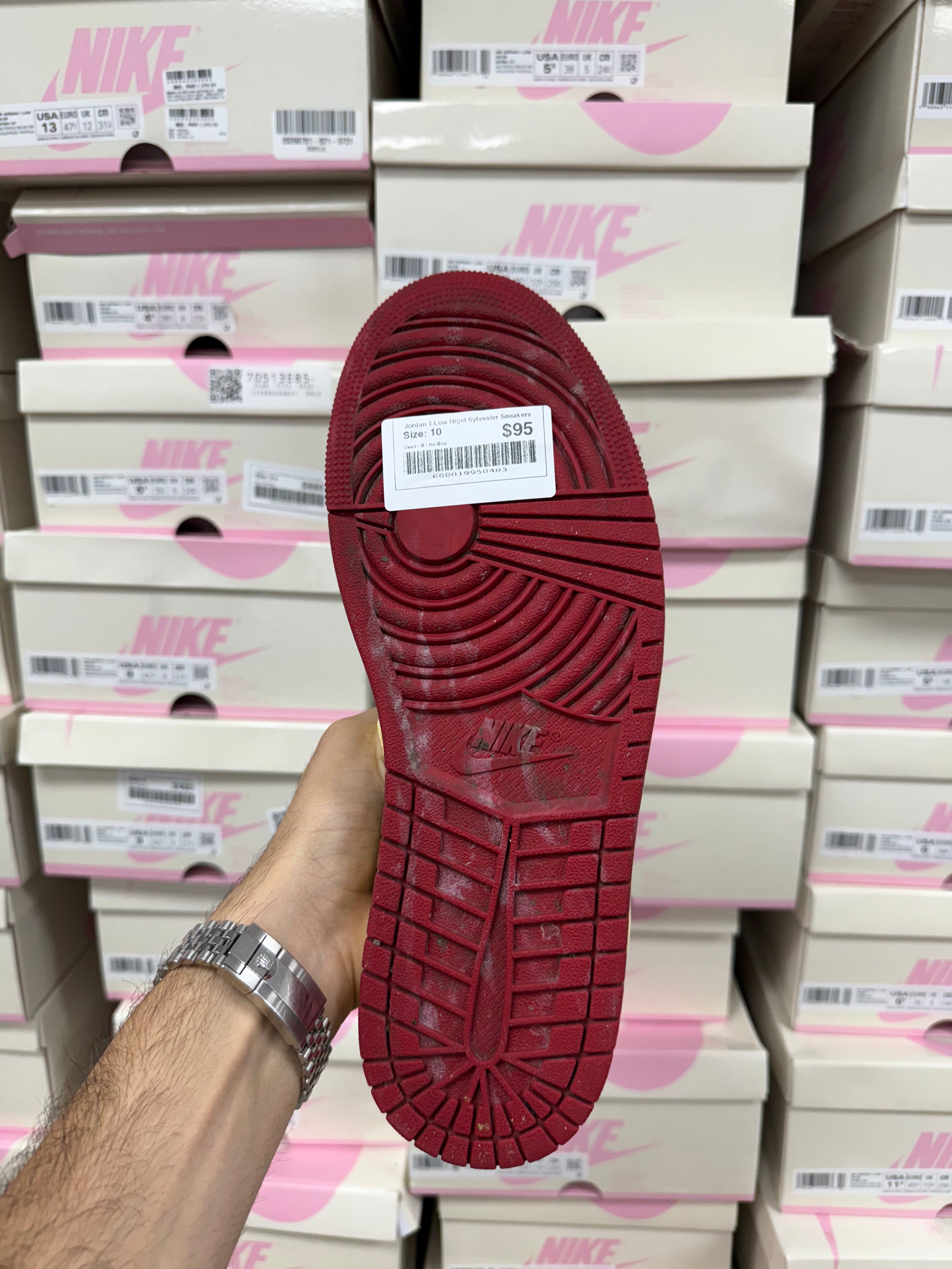Jordan 1 Low Nigel Sylvester Sneakers