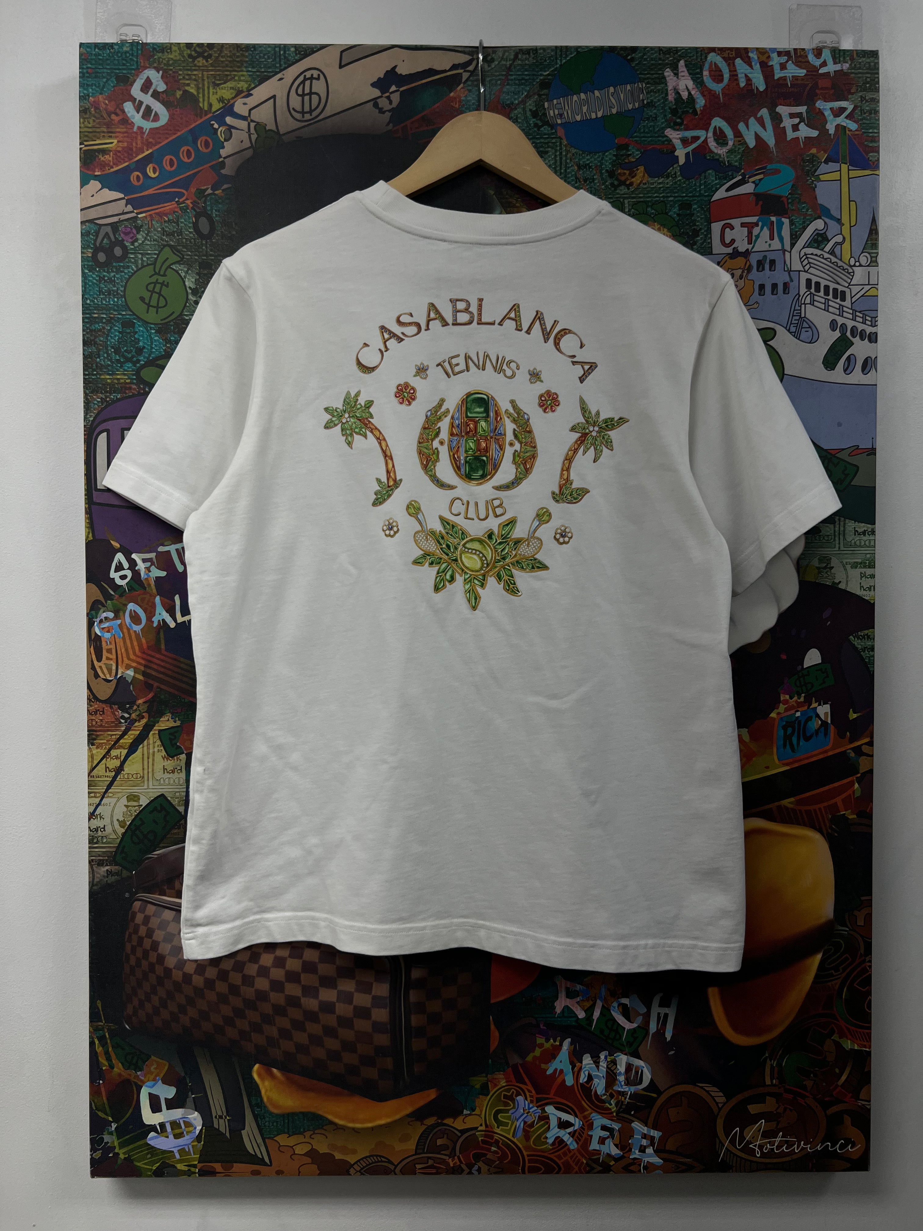 Casablanca White Tennis Club Tee