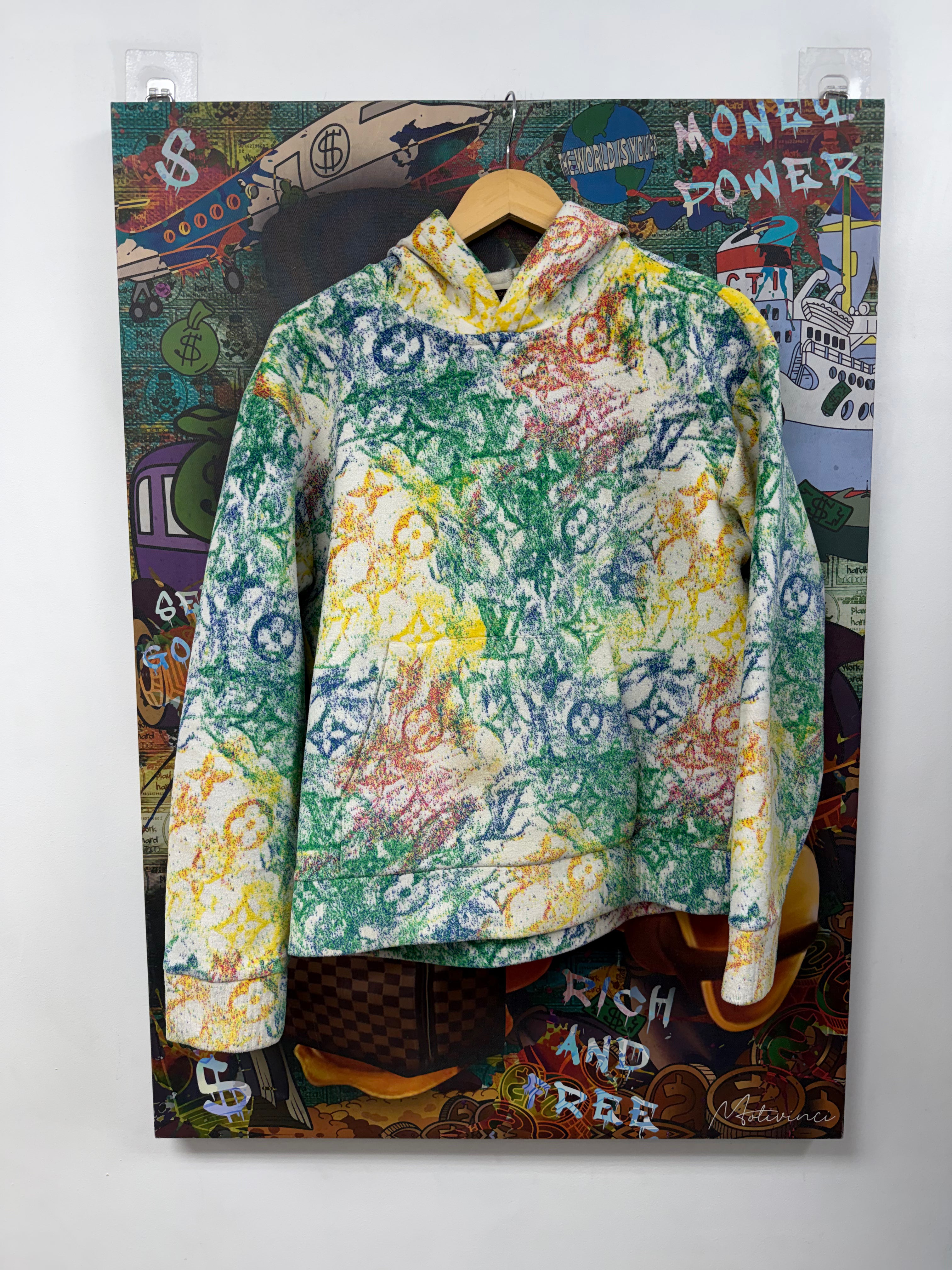 Louis Vuitton Multi Color Pastel Monogram Hoodie
