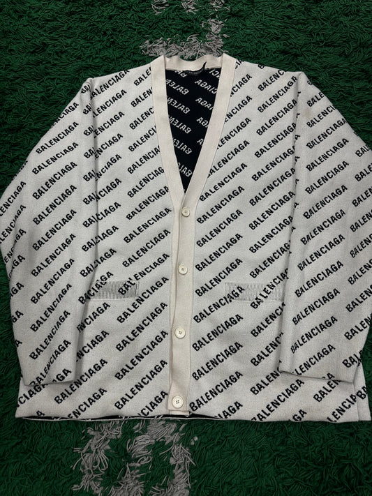 Balenciaga All Over Cardigan Size 4 (Large) Used