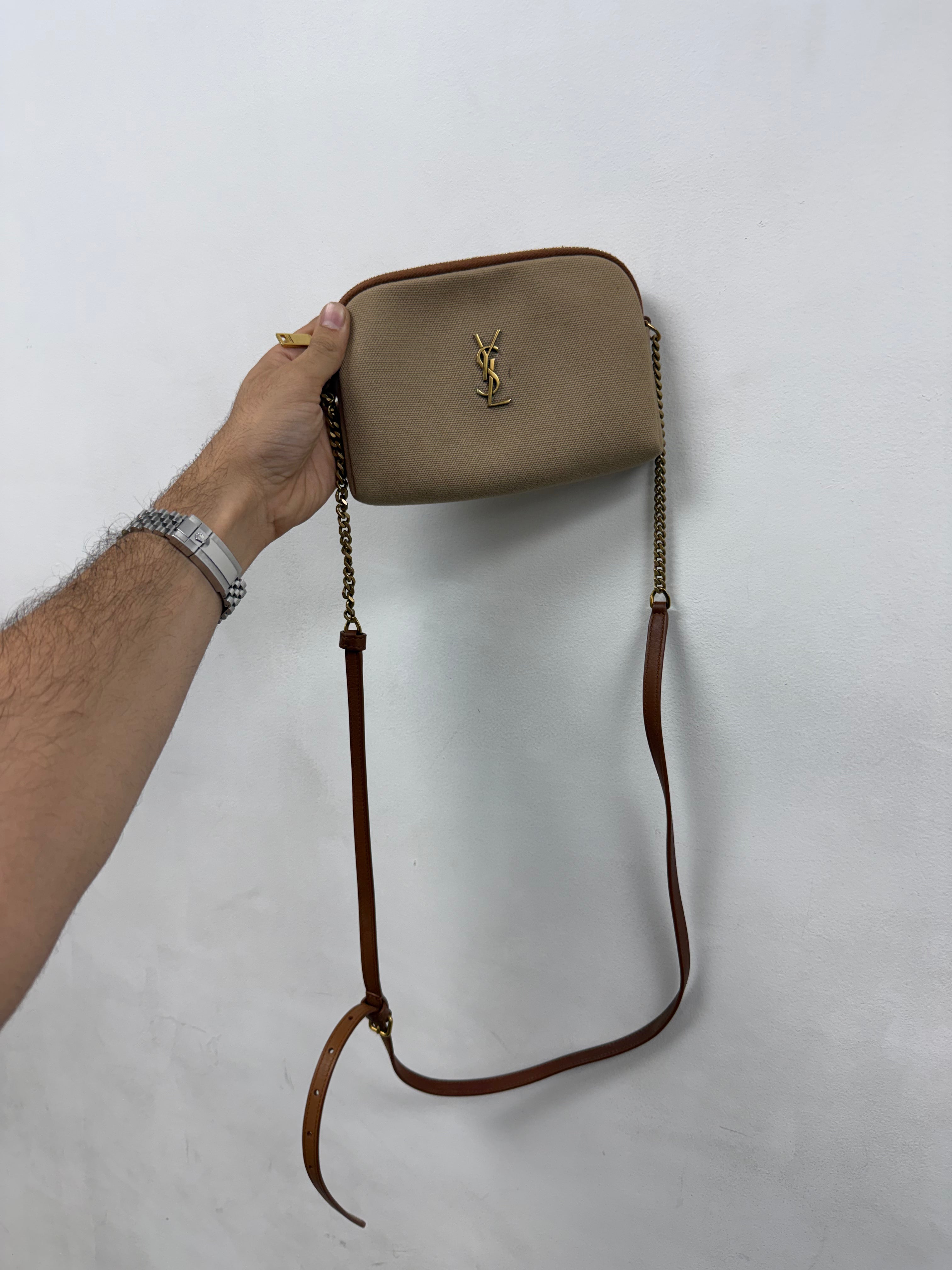 YSL Gaby Zipped Pouch Bag